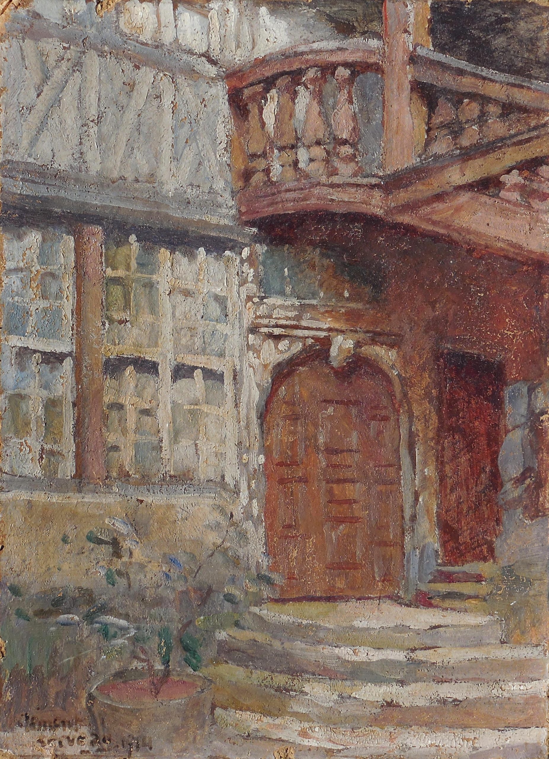 CLEMENT SERVEAU hsc33x24cm 1914