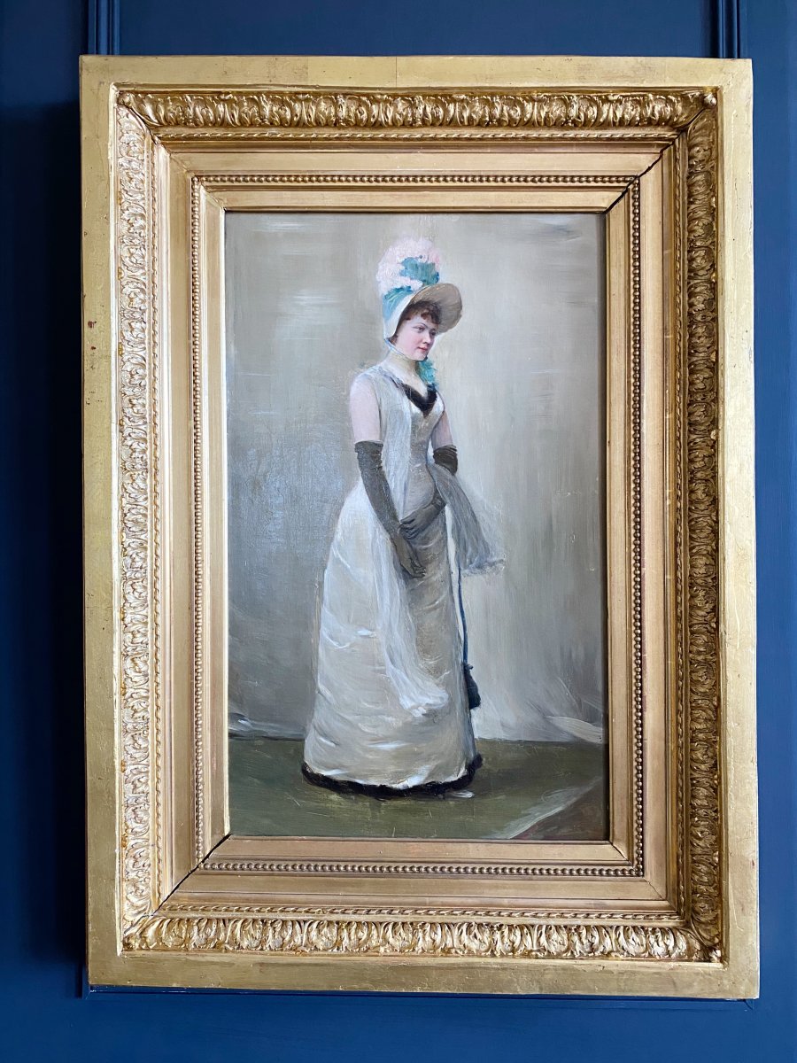 Élégante Au Chapeau Bibi Rose2