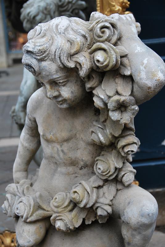 Paire De Putti En Pierre2