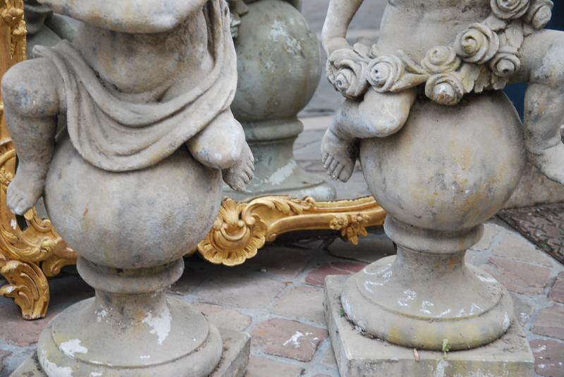 Paire De Putti En Pierre6