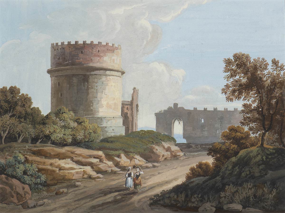 old-paintingsonline-coppia-gouache-vedute-romane (6)