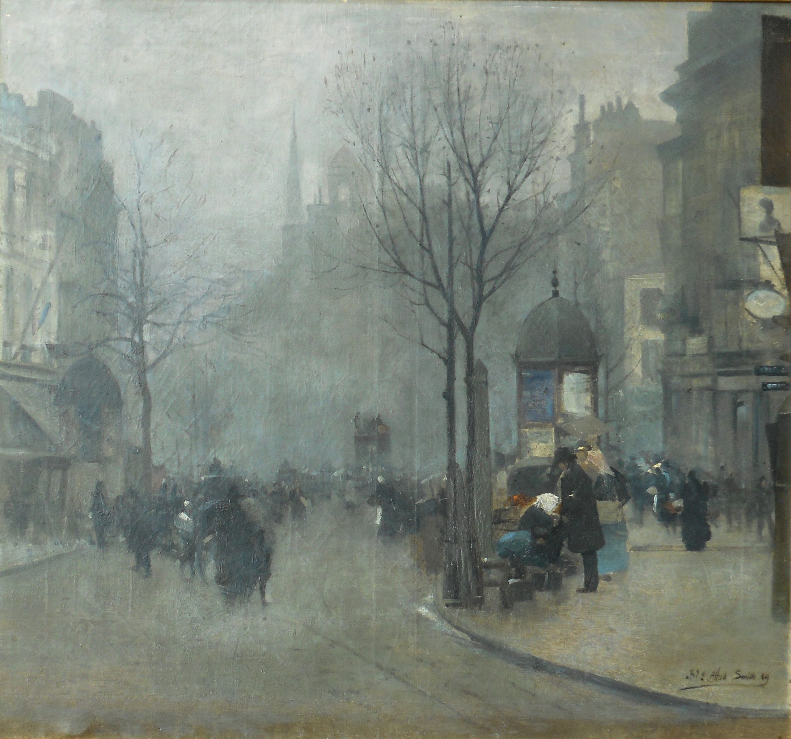 ALFRED SMITH hst 76x81cm PARIS