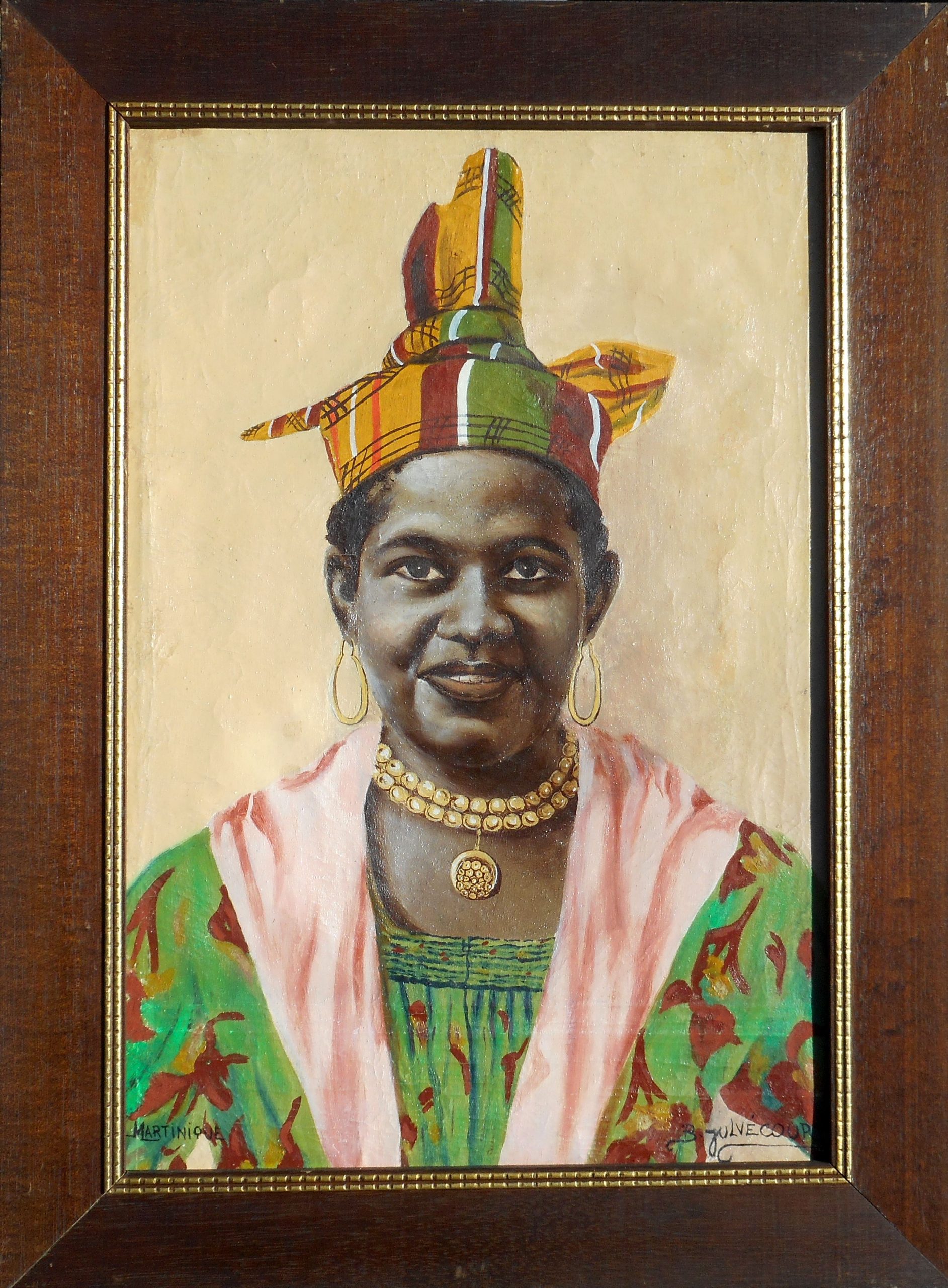 Bernabé JULVECOURT hst 59x40cm ( 71x52cm enc)