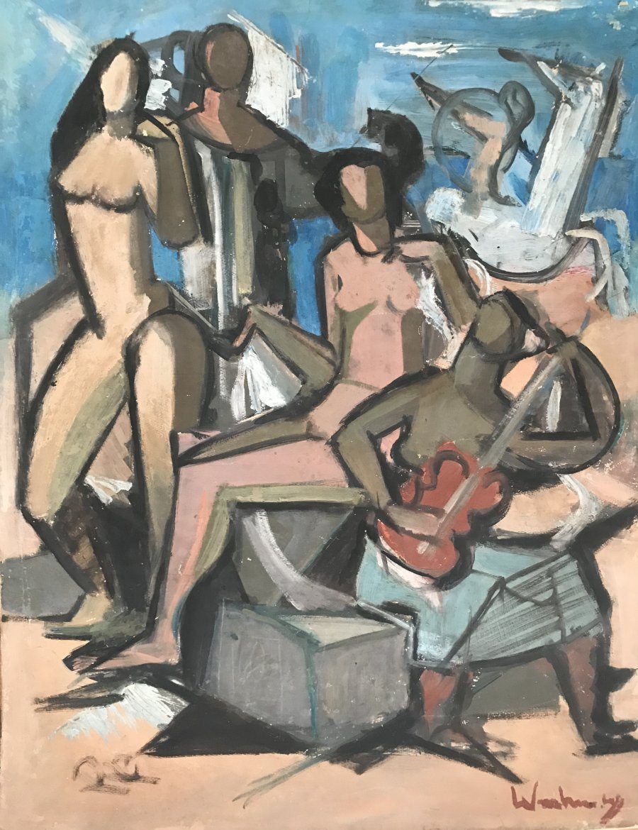 Musicienne Cubiste 1