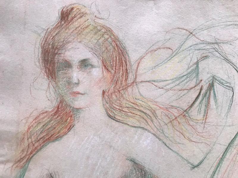 Femme Nue Aux Drapées 4
