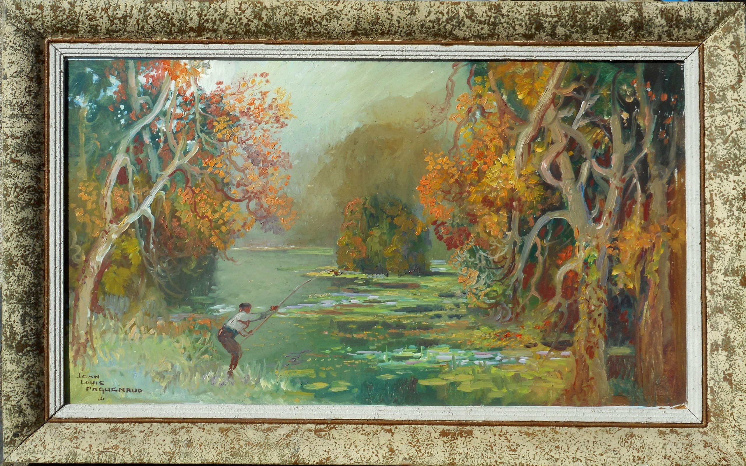 JEAN LOUIS PAGUENAUD hspi 45x80cm (58,5x93cm enc)