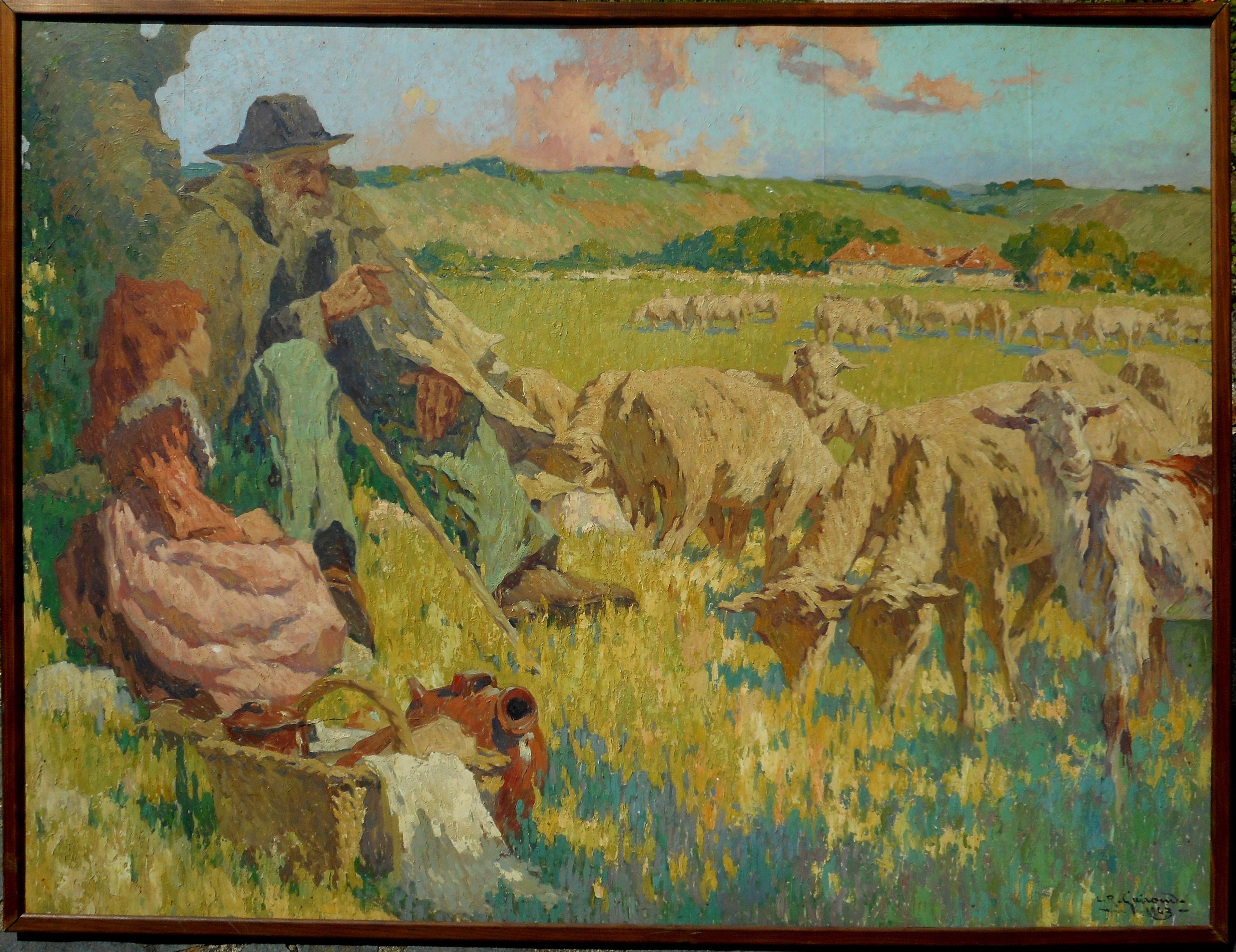 LOUIS RAOUL GUIRAUD hspc 98x129cm 1943 ( 100x130cm enc)