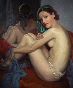 Belle Danseuse De Cabaret Nu Huile Sur Toile