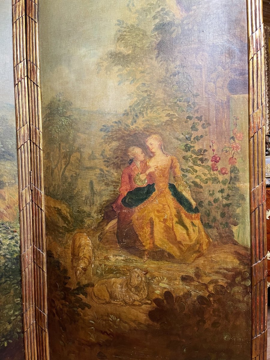 Grand Paravent Du XIXe 5