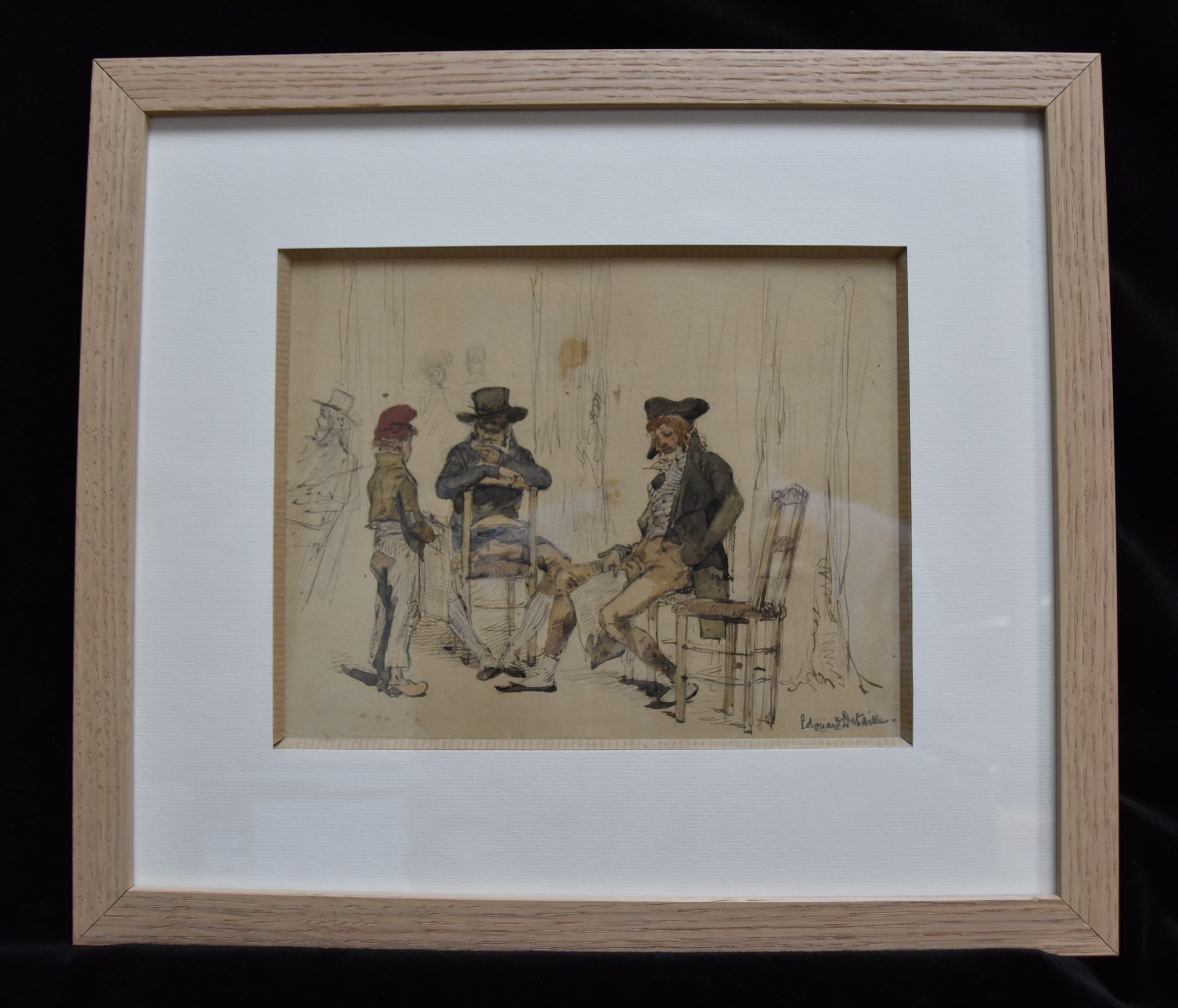 Detaille Vendeur du Moniteur encadré 1
