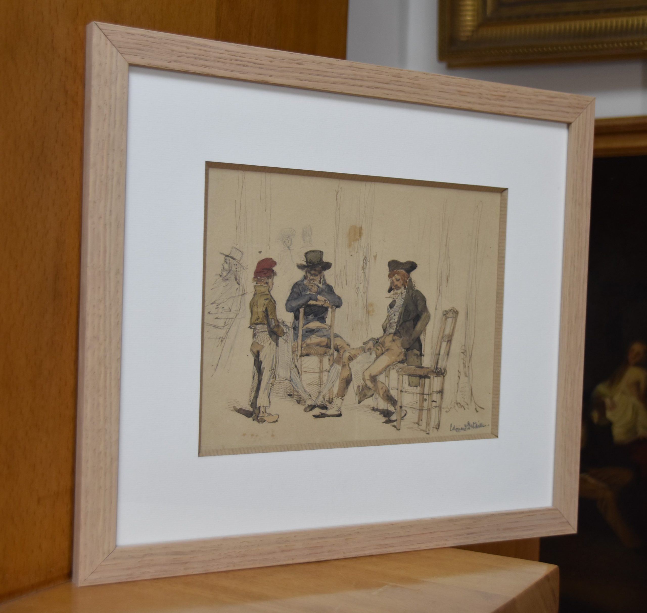 Detaille Vendeur du Moniteur encadré 2