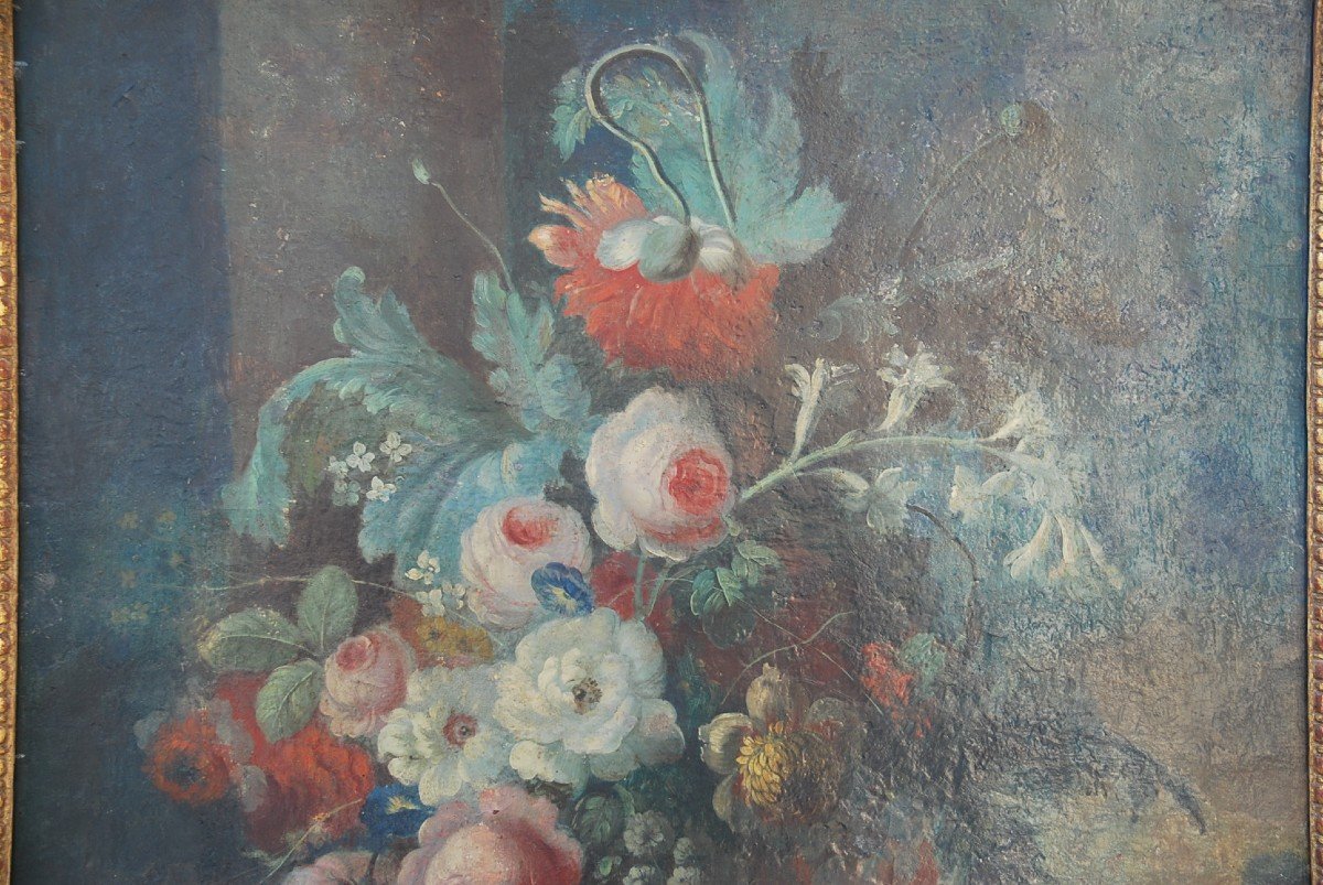 Fleurs Et Perroquet 4
