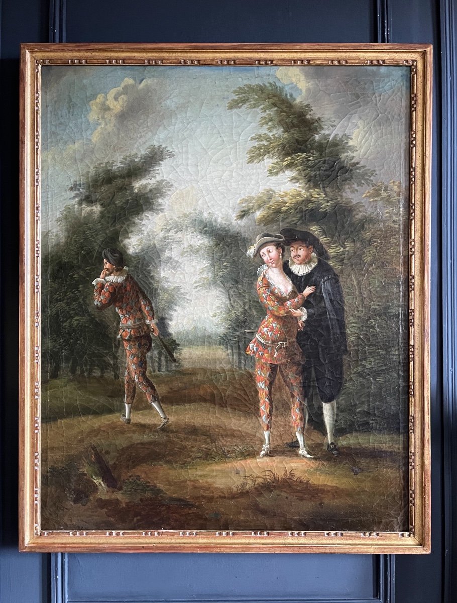 Scène De La Comedia Del Arte1