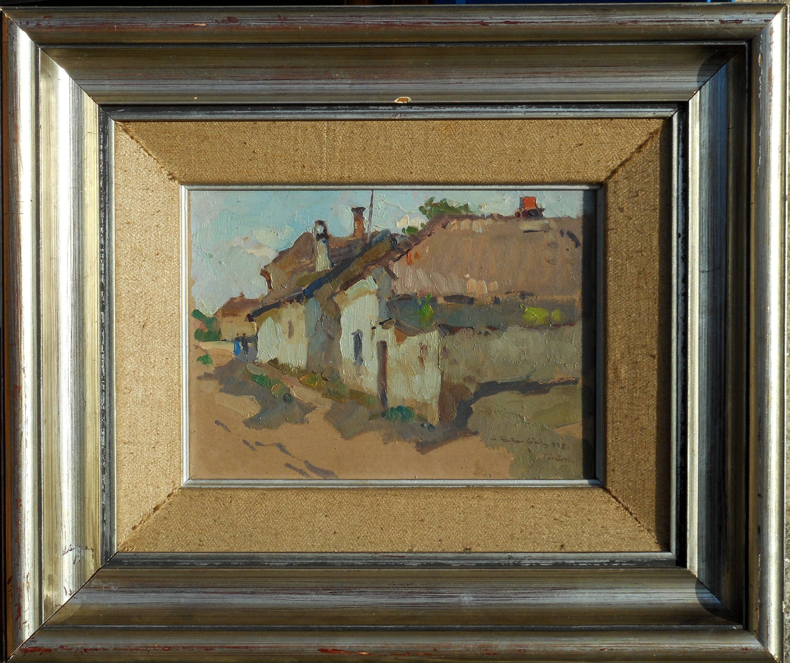 LORINC FARKAS HSC 15,5 x 22 cm à vue 1938 (33 x 39,5 cm enc)