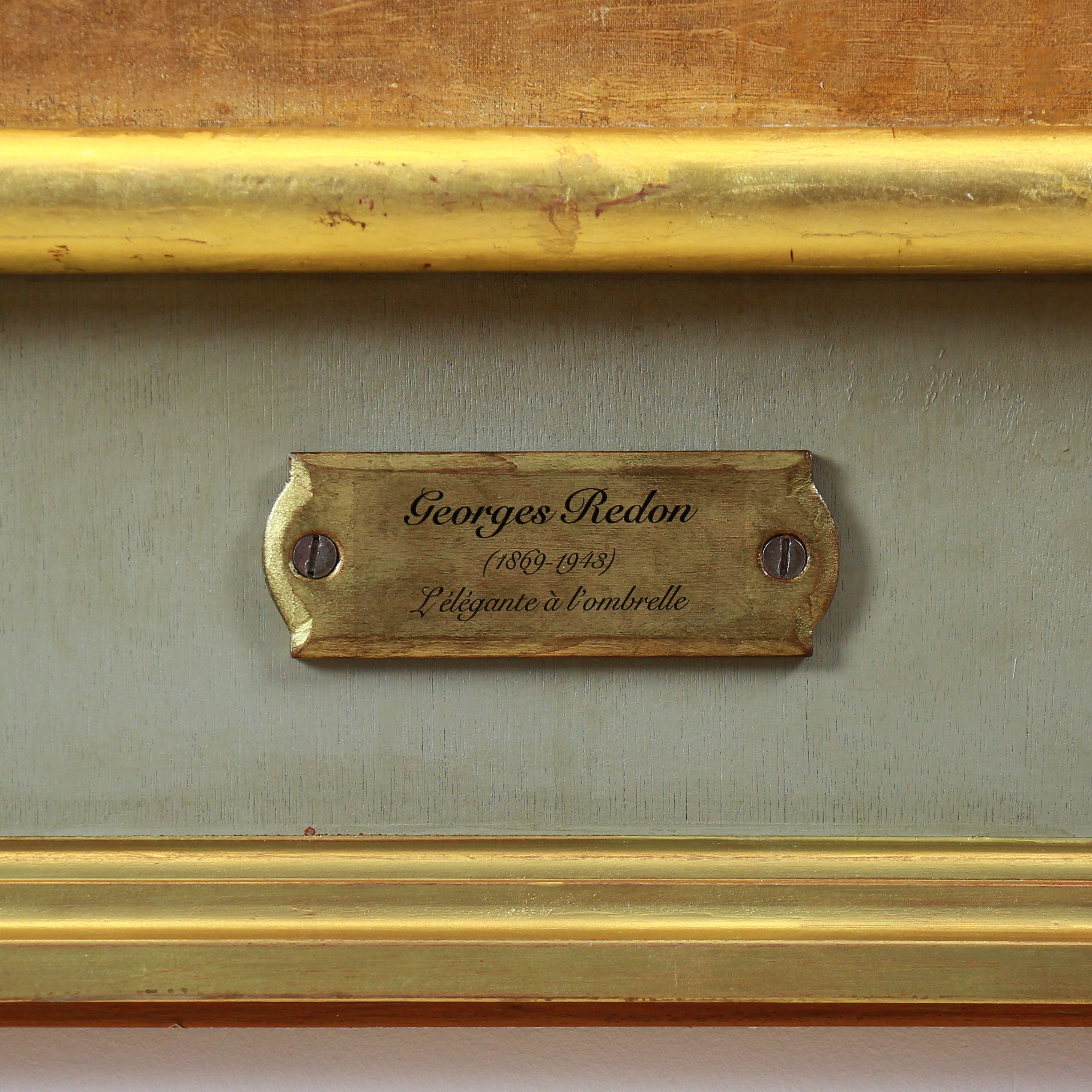 L'élégante à l'ombrelle par Georges Redon L'élégante à l'ombrelle par Georges Redon