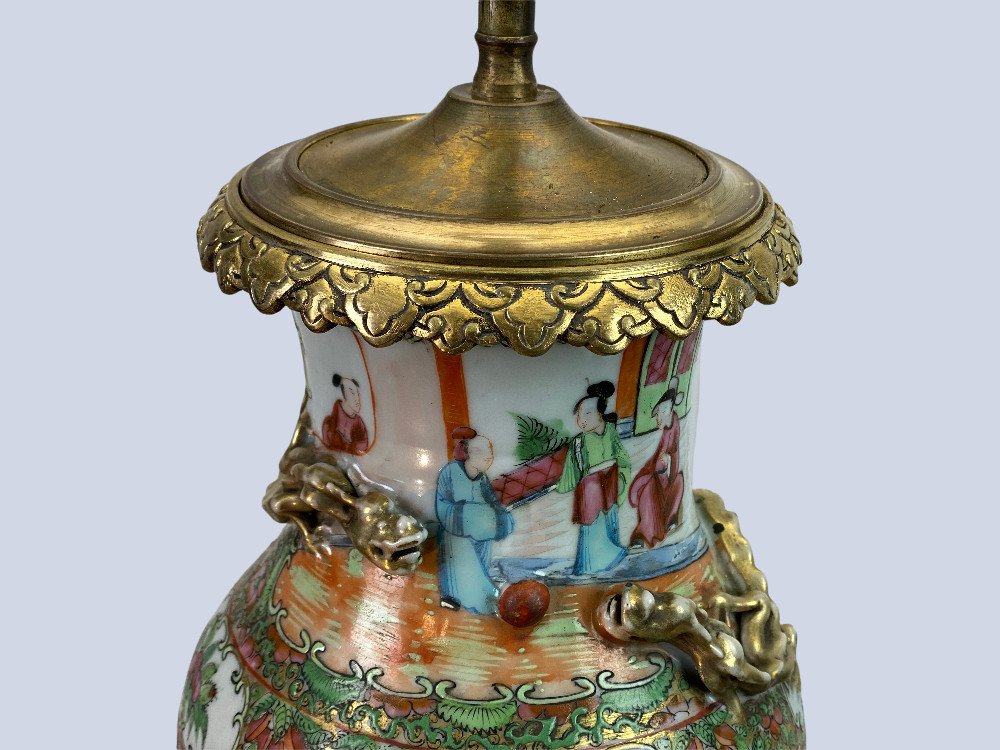 Lampe Ancienne En Porcelaine 3