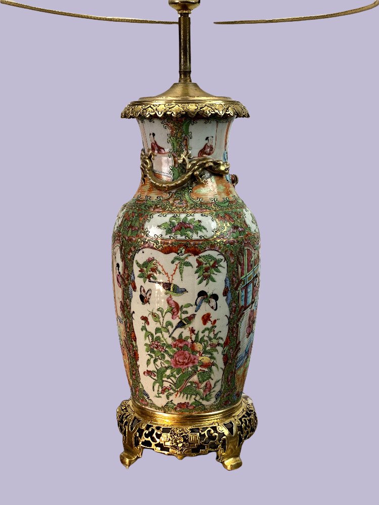 Lampe Ancienne En Porcelaine 7