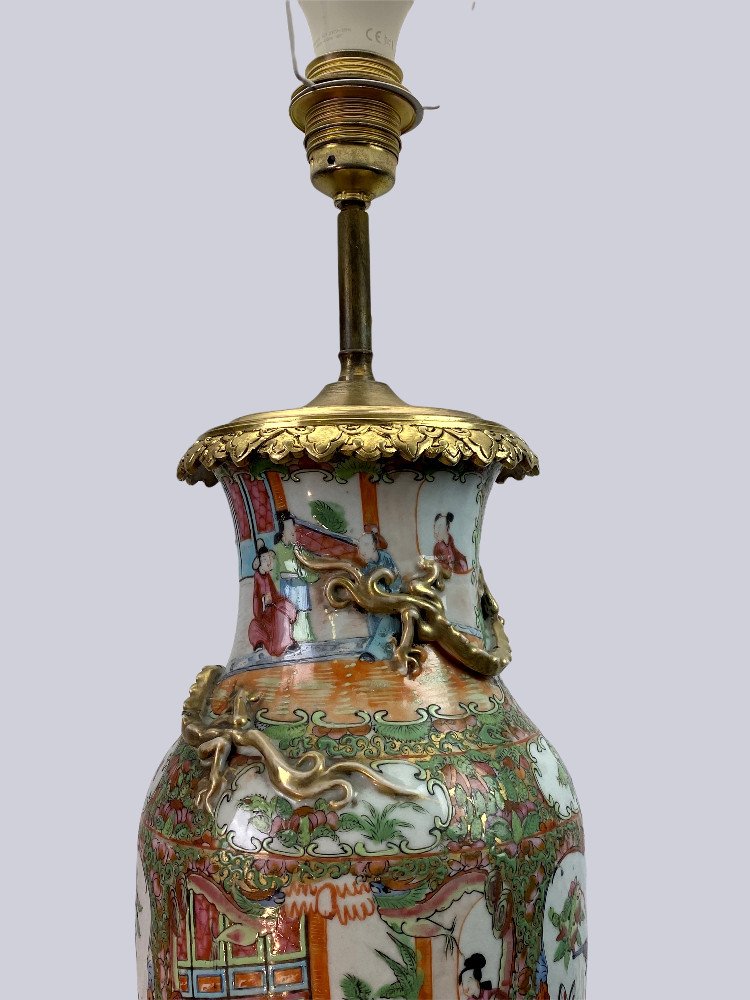 Lampe Ancienne En Porcelaine 8