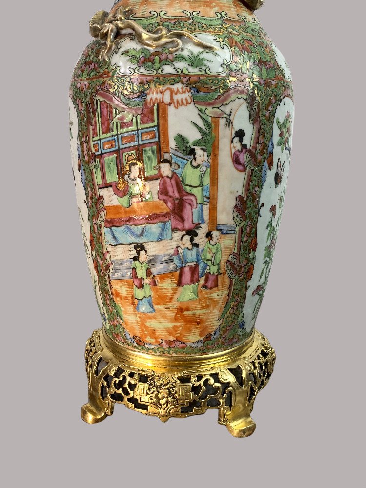 Lampe Ancienne En Porcelaine 9