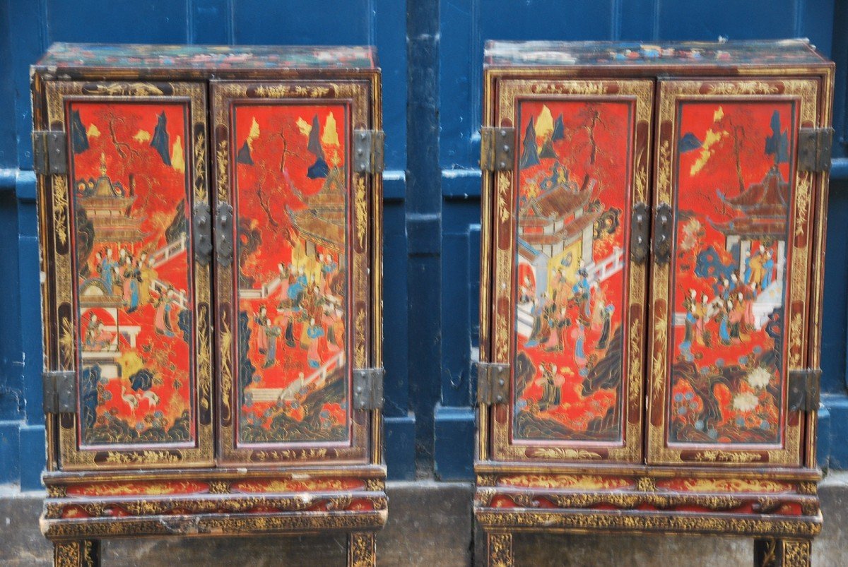 Paire De Cabinets 2