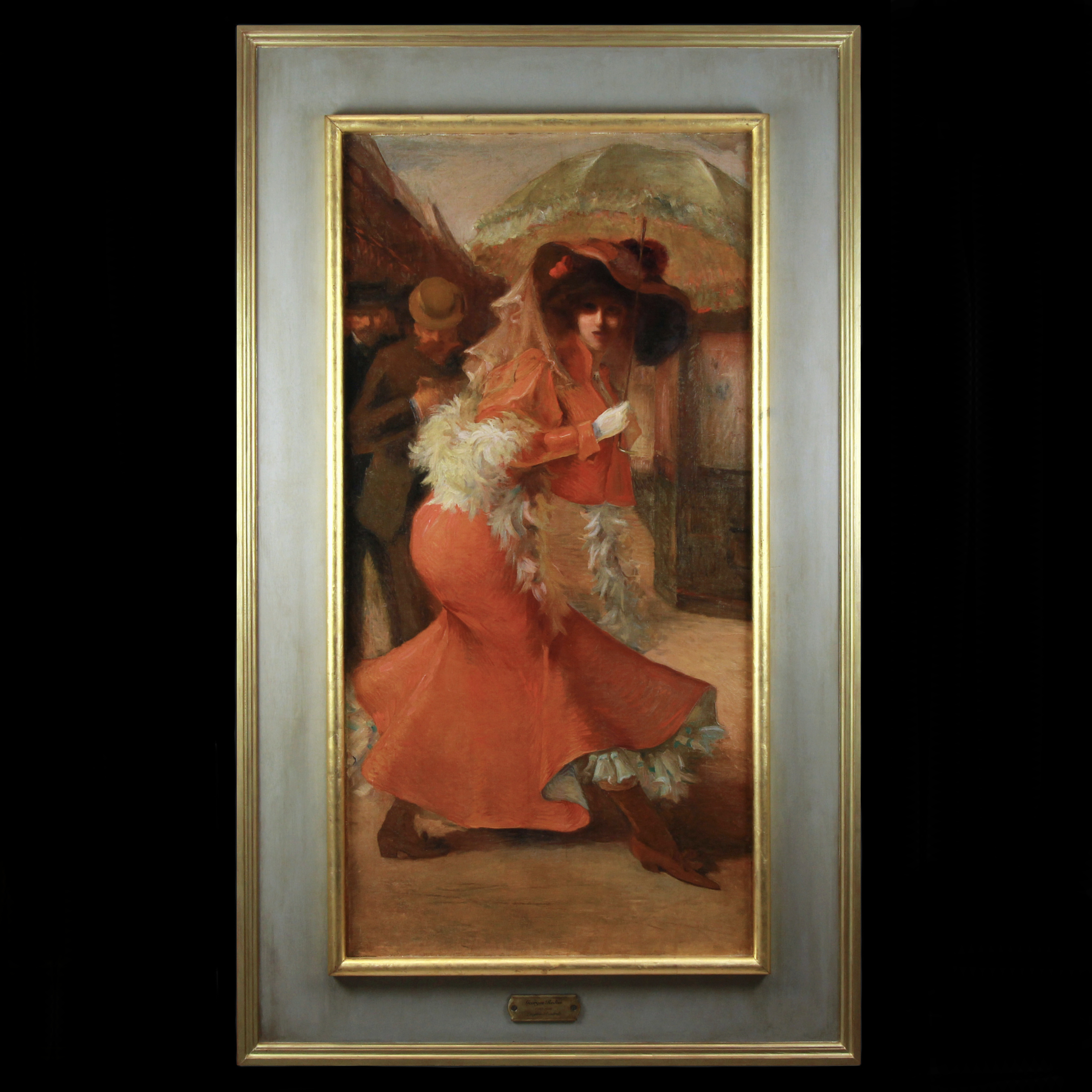 L'élégante à l'ombrelle par Georges Redon L'élégante à l'ombrelle par Georges Redon