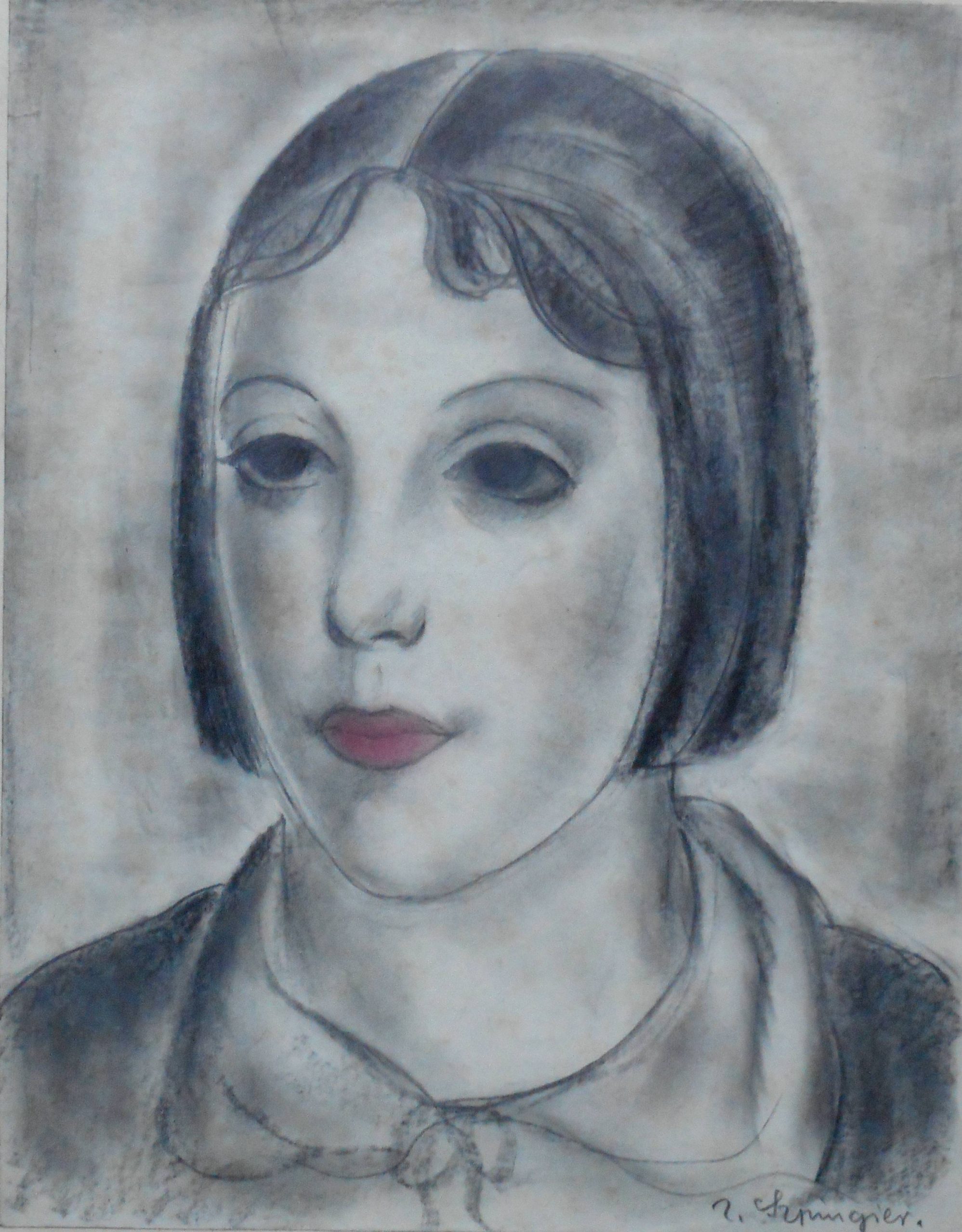 Sygmund SZPINGIER dessin 29,5 x 23 cm