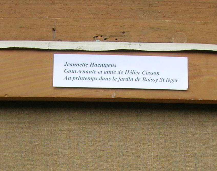 hst 61x50 jeanne haentgens ds le jardin de boissy st leger
