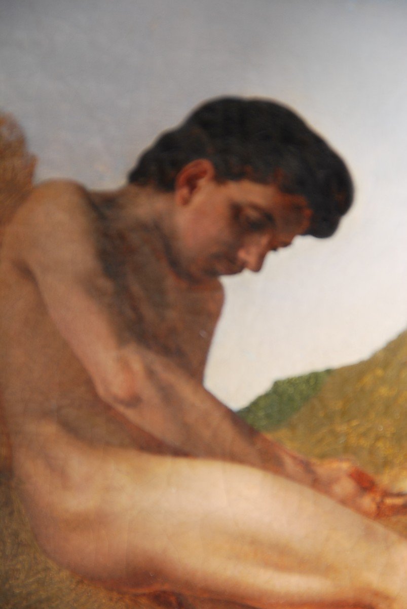 Jeune Homme Assis Sur Des Rochers2
