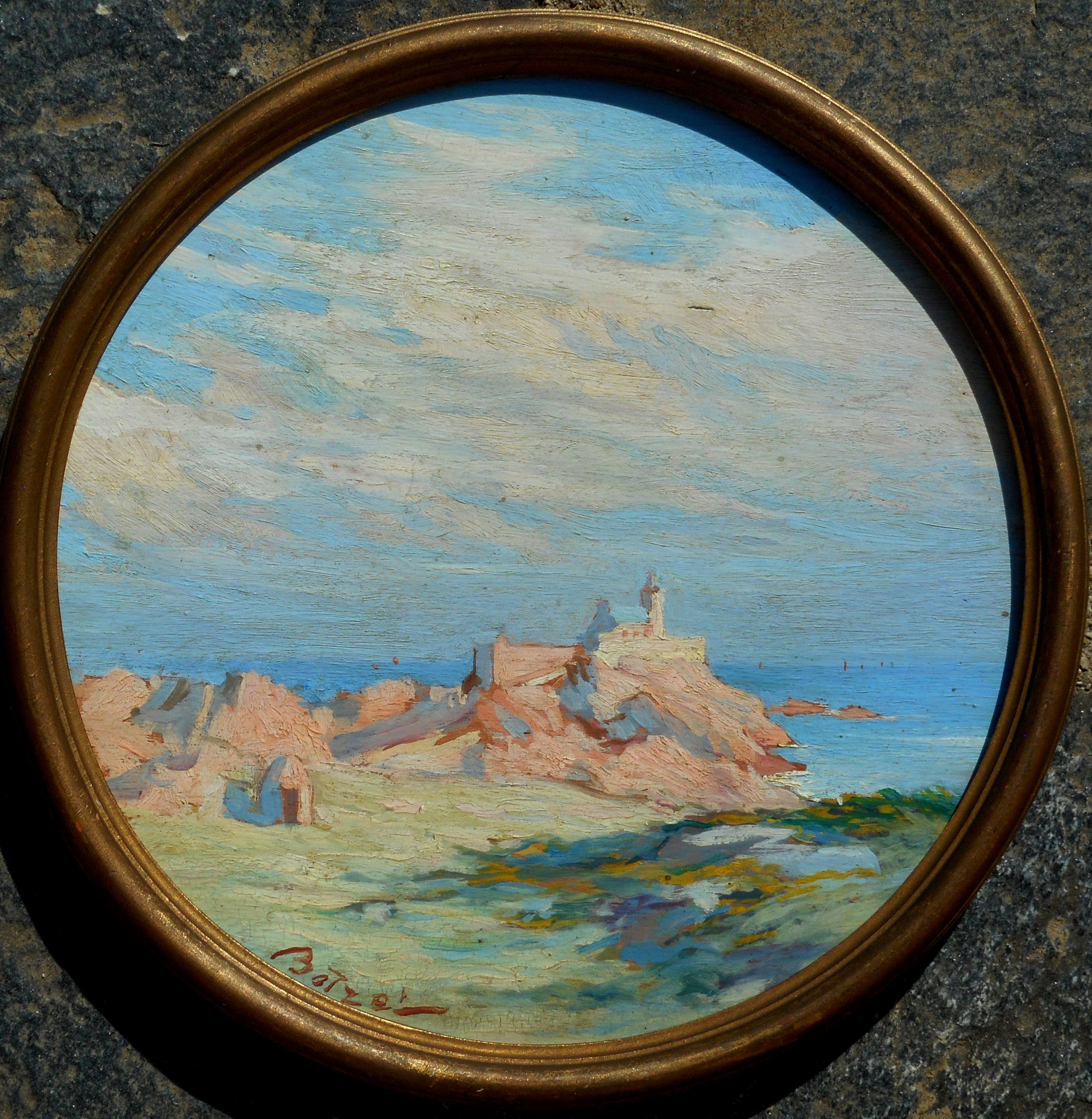 Marcelin Jean BOTREL hsp D23cm HC île de BREHAT