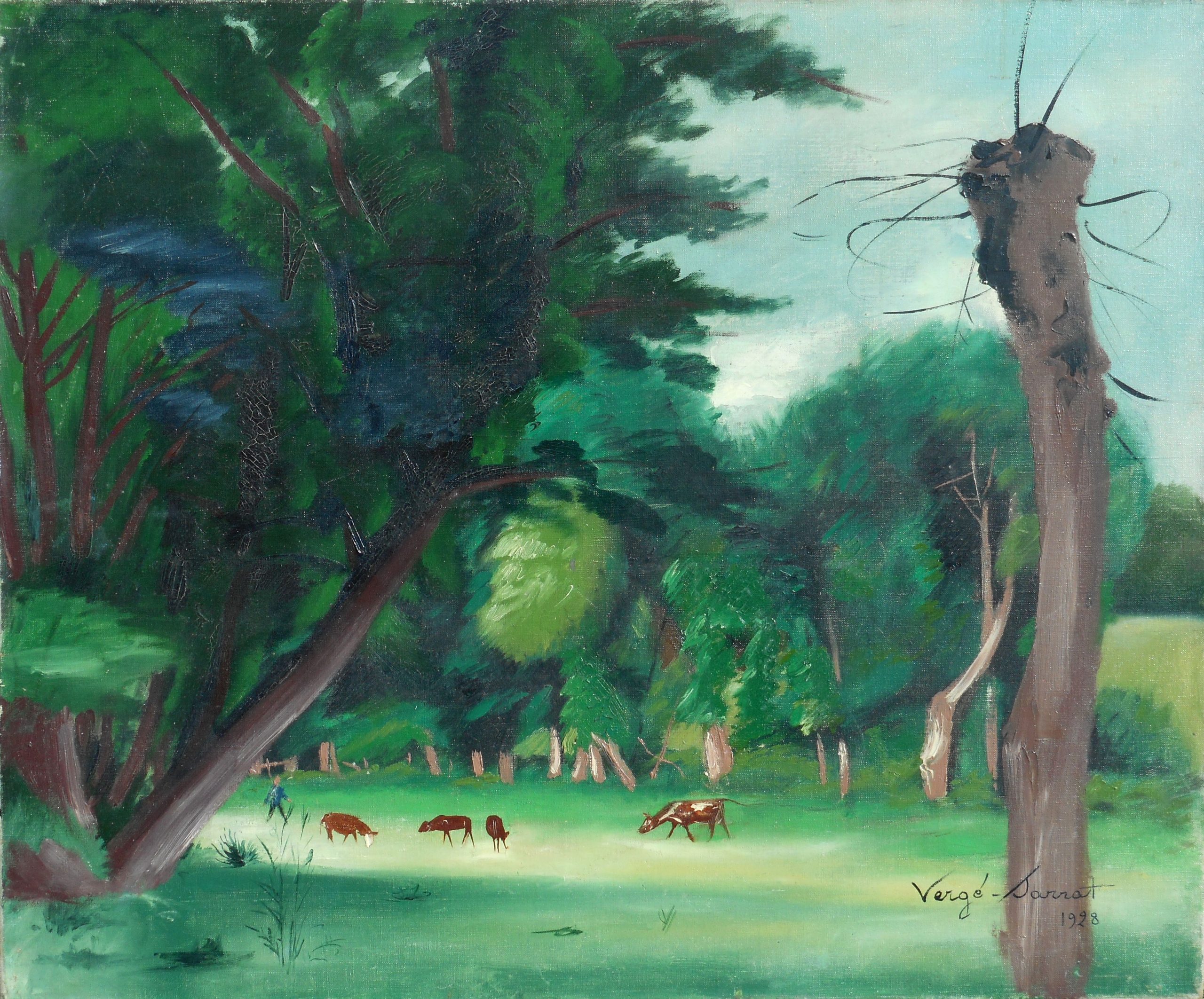 HENRI VERGE-SARRAT HST 54x65cm 1928