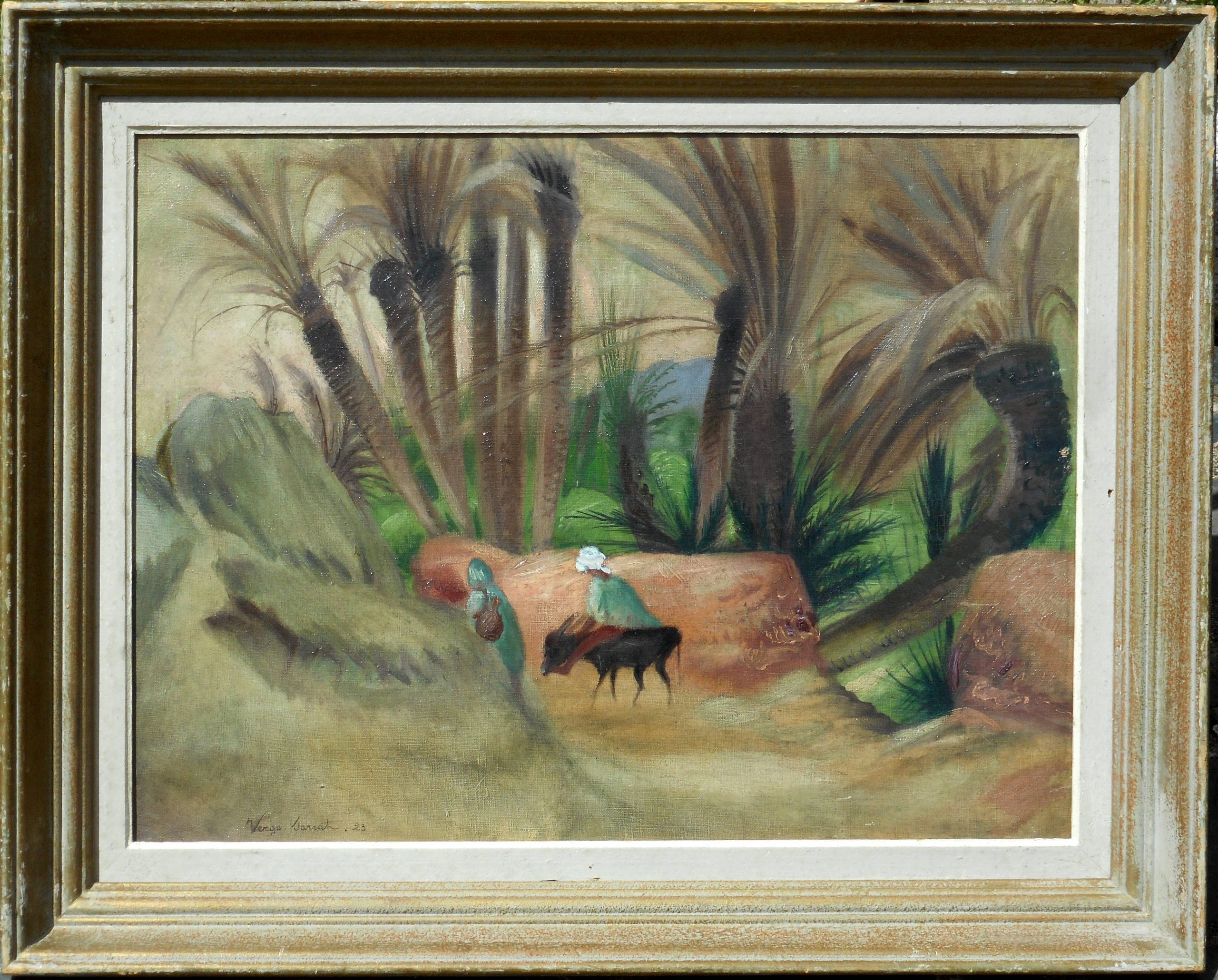 HENRI VERGE-SARRAT hst 46 x 61 cm ( 60 x 74 cm enc)