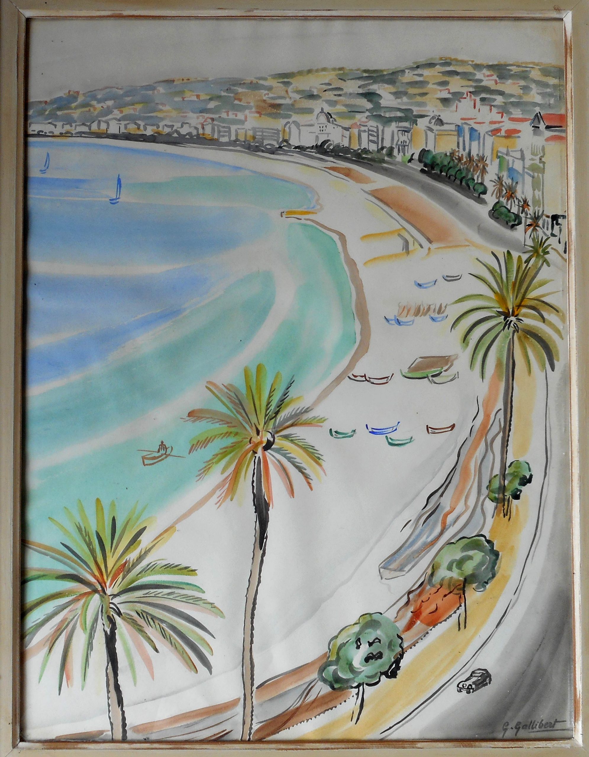 GENEVIEVE GALLIBERT aq 60 x 45 cm