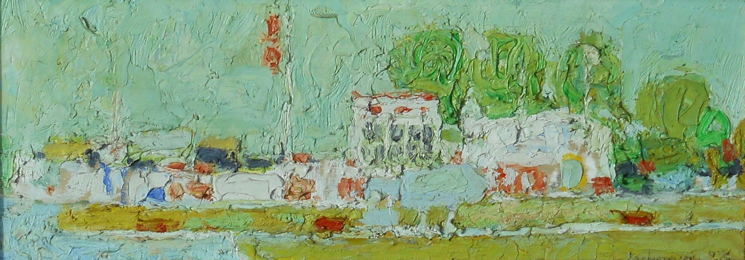 LACHIEZE REY hsp 15,5x41cm cagnes sur mer 1958