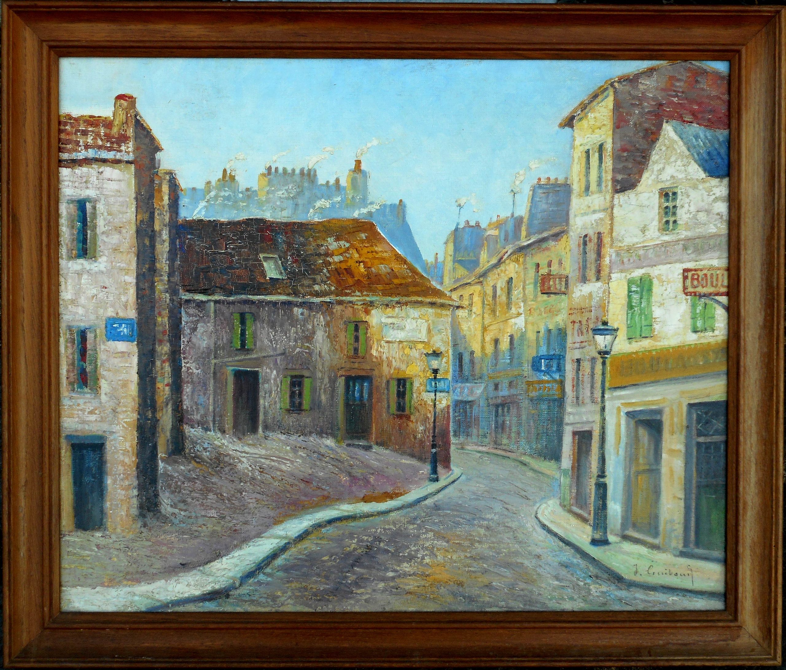 JULES GUIBOUD hst 54 x 65 cm (62 x 73 cm enc)