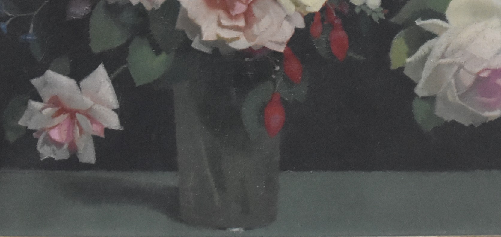 Guirand de Scevola Bouquet sur fond noir 13
