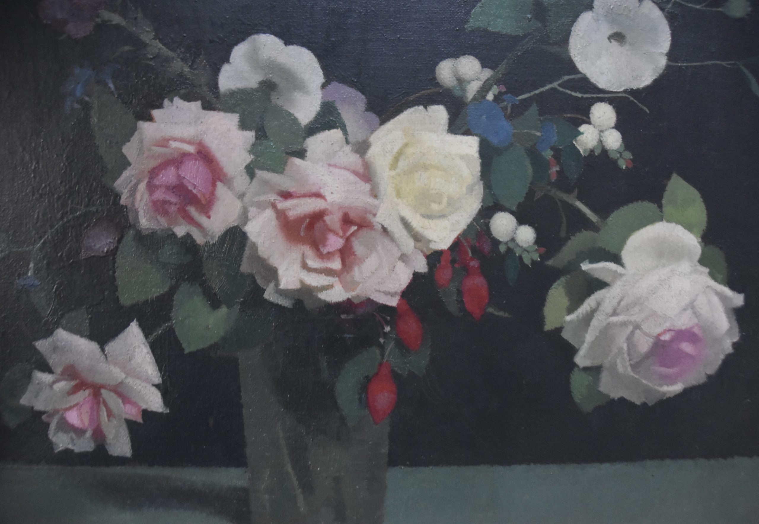 Guirand de Scevola Bouquet sur fond noir 14 2