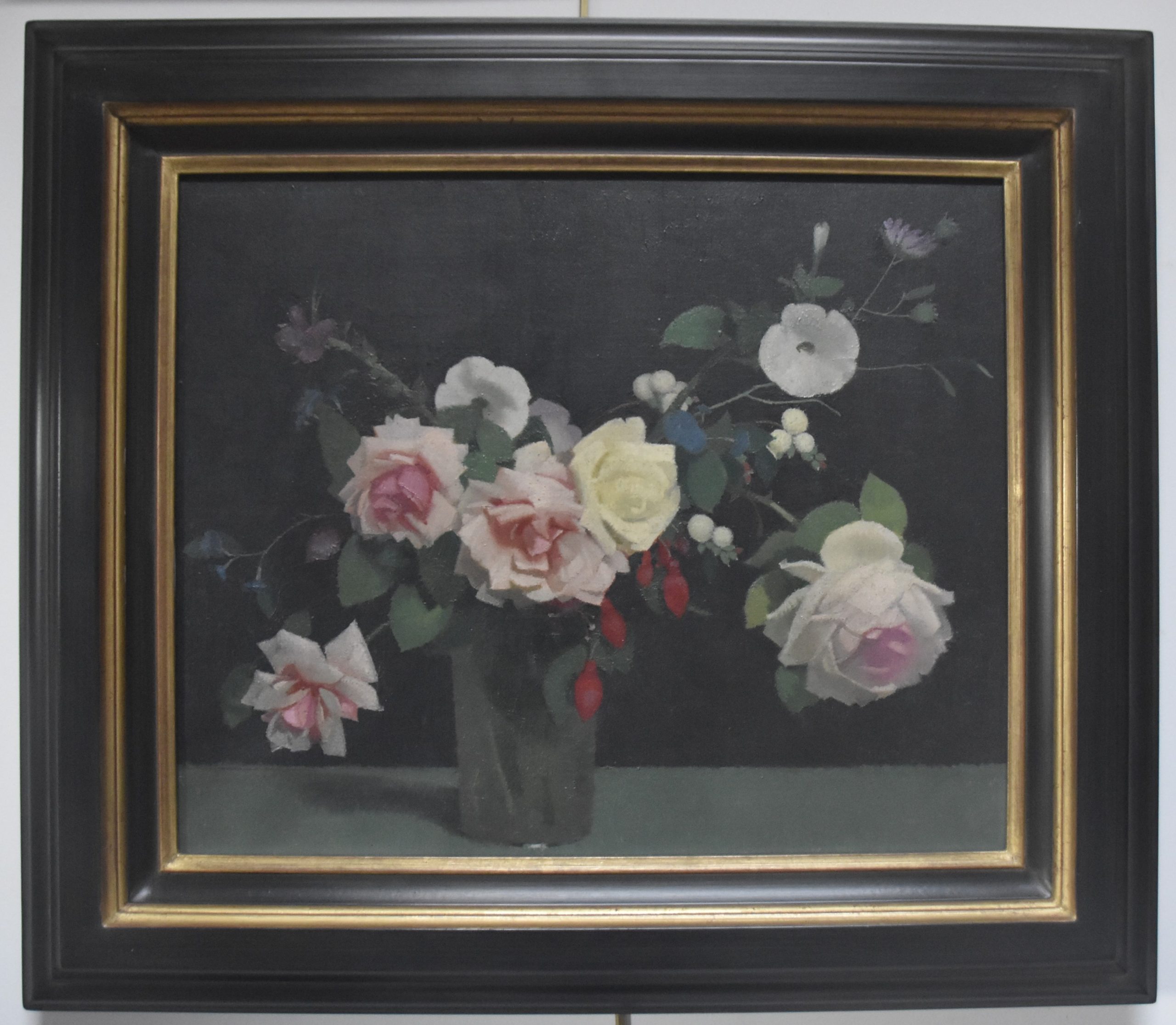 Guirand de Scevola Bouquet sur fond noir 2