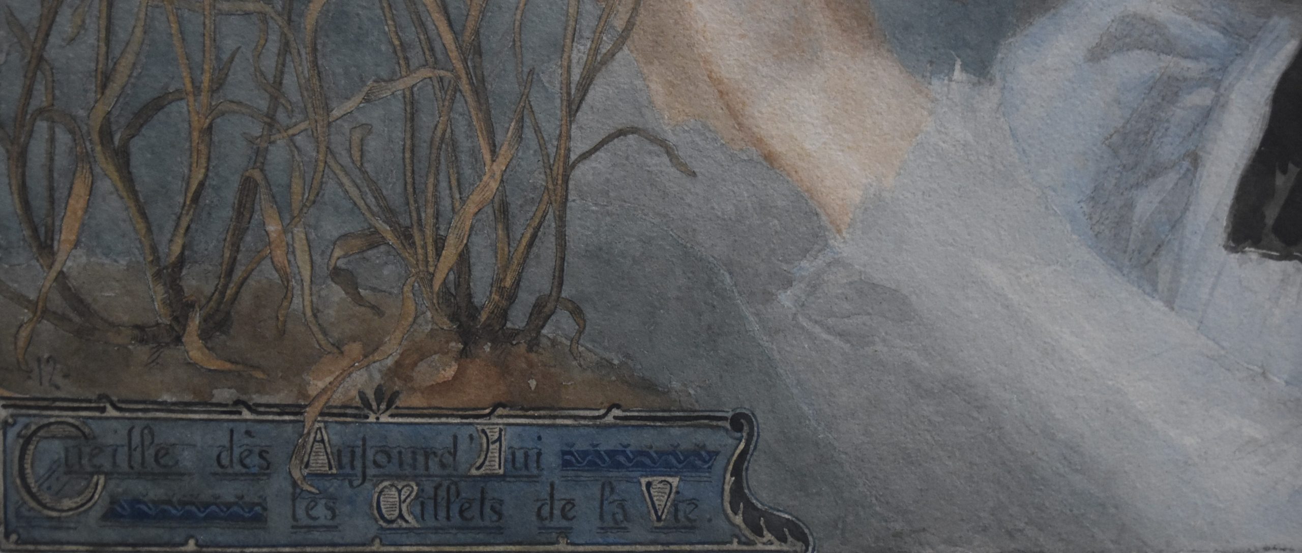 Gustave Riquet jeune femme aux fleurs 4