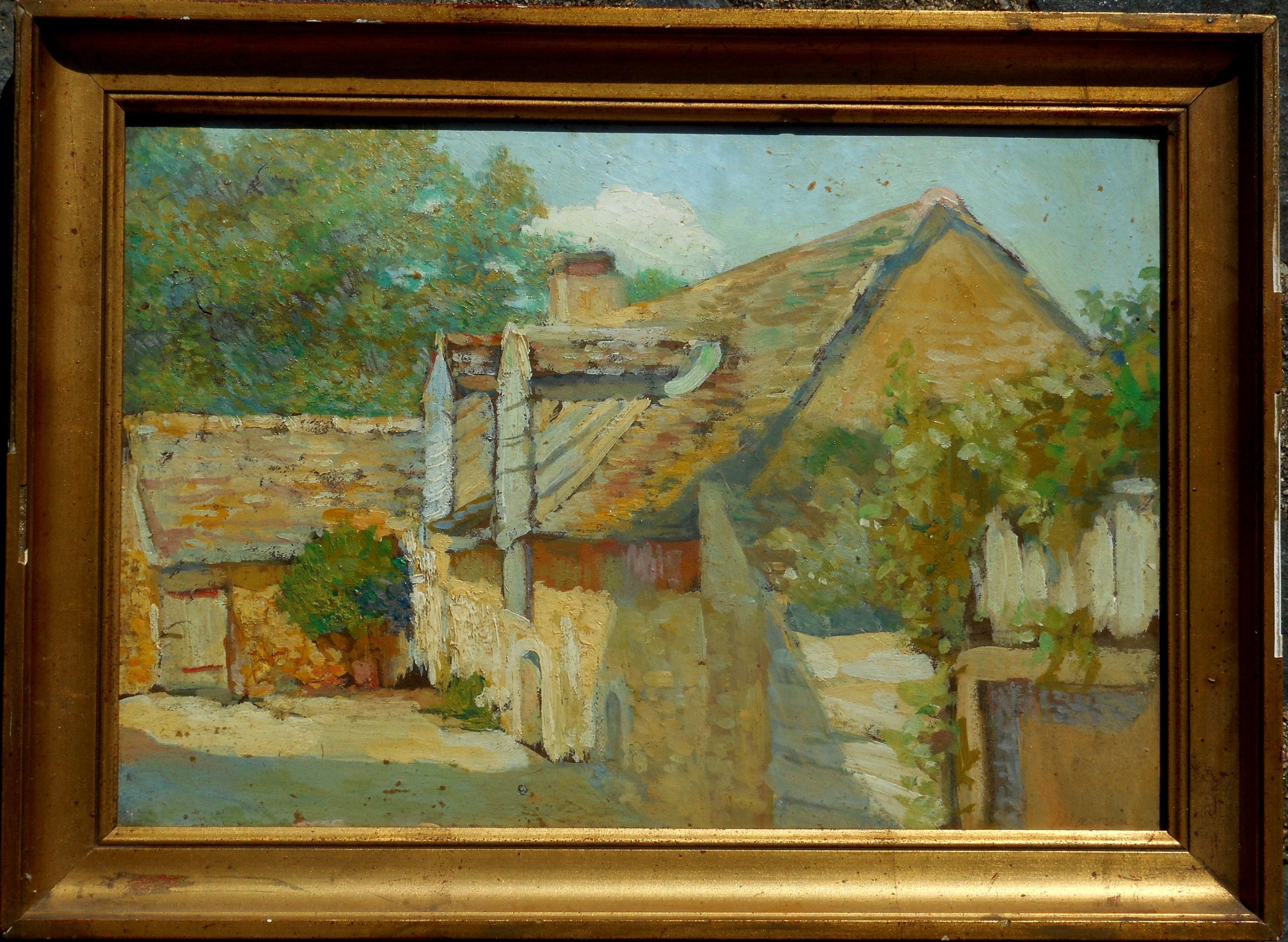 CHARLES MAURIN (1856-1914)hsc21x30,5cm ( 26x35cm enc)