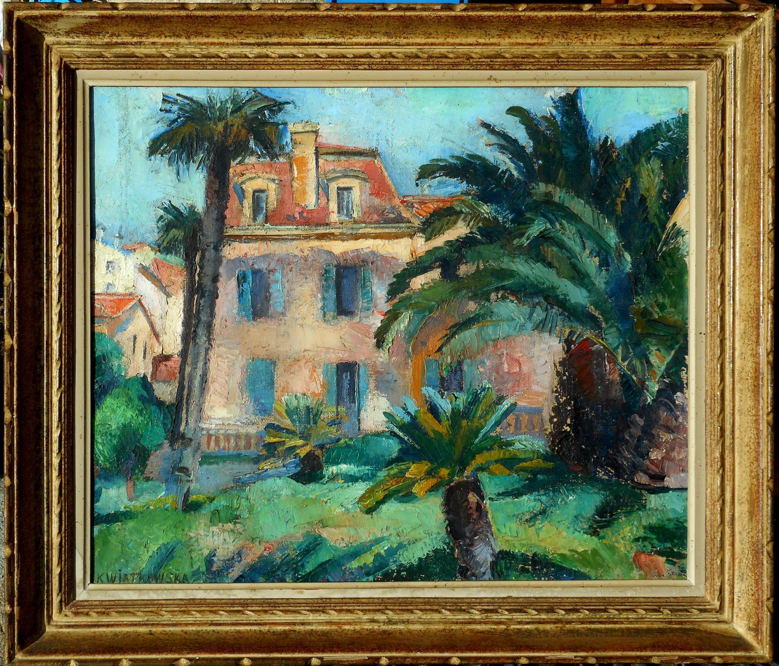 HET KWIATKOWSKA hst 53x65cm (68x80cm enc)