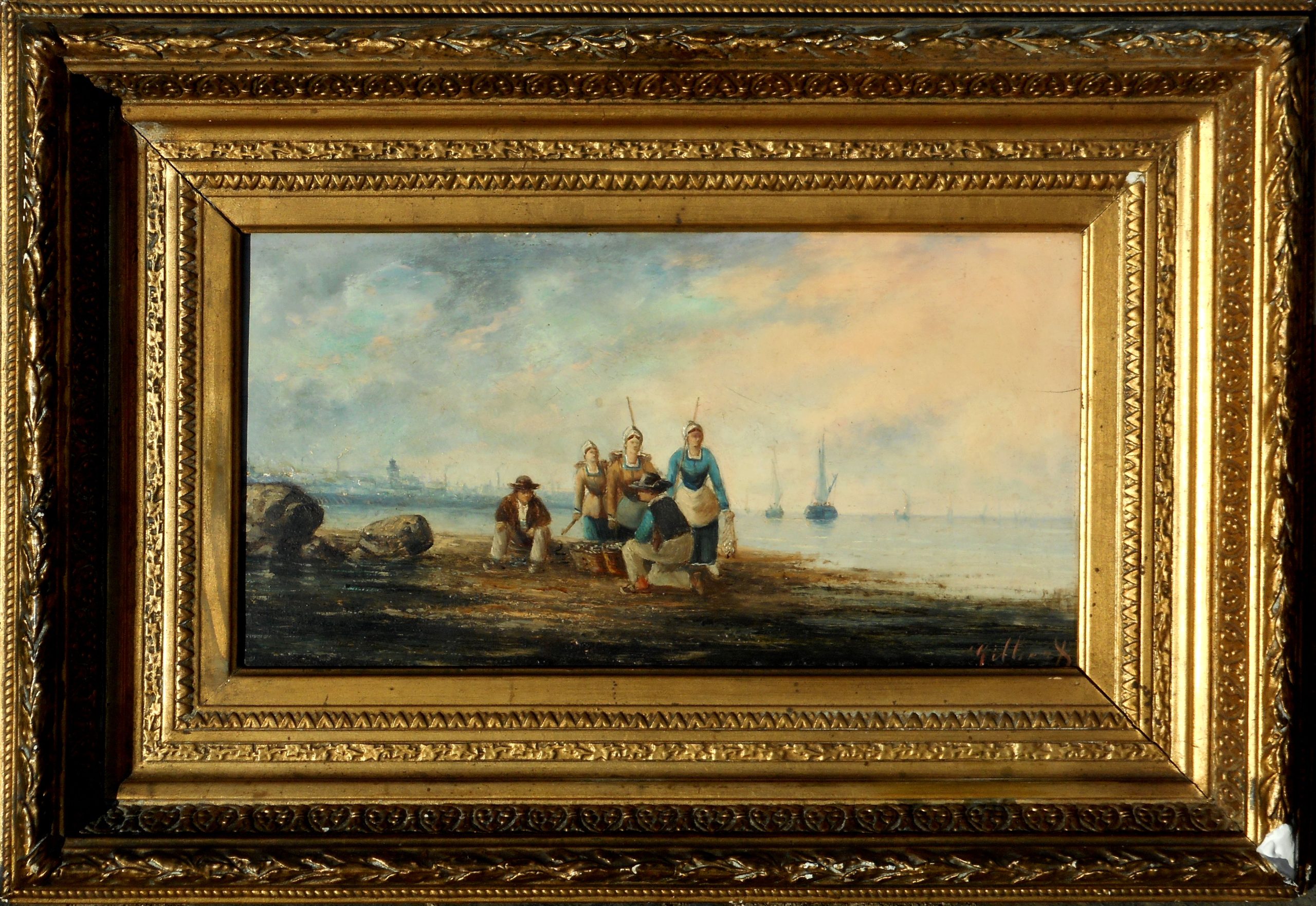 Pierre Julien GILBERT 43x63cm encadrée