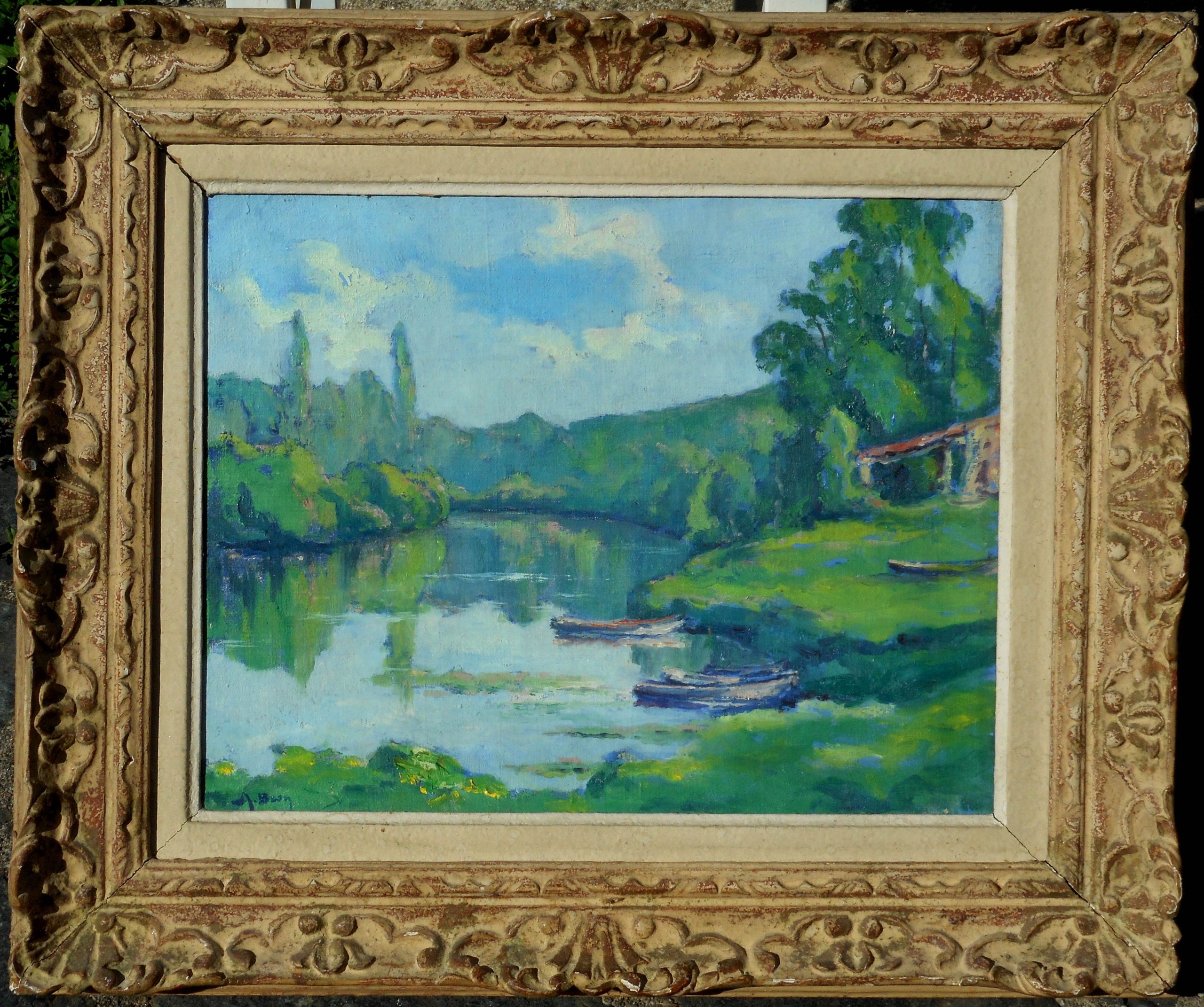 ACHILLE BRON HST 33 x 41 cm ( 50x59cm enc)