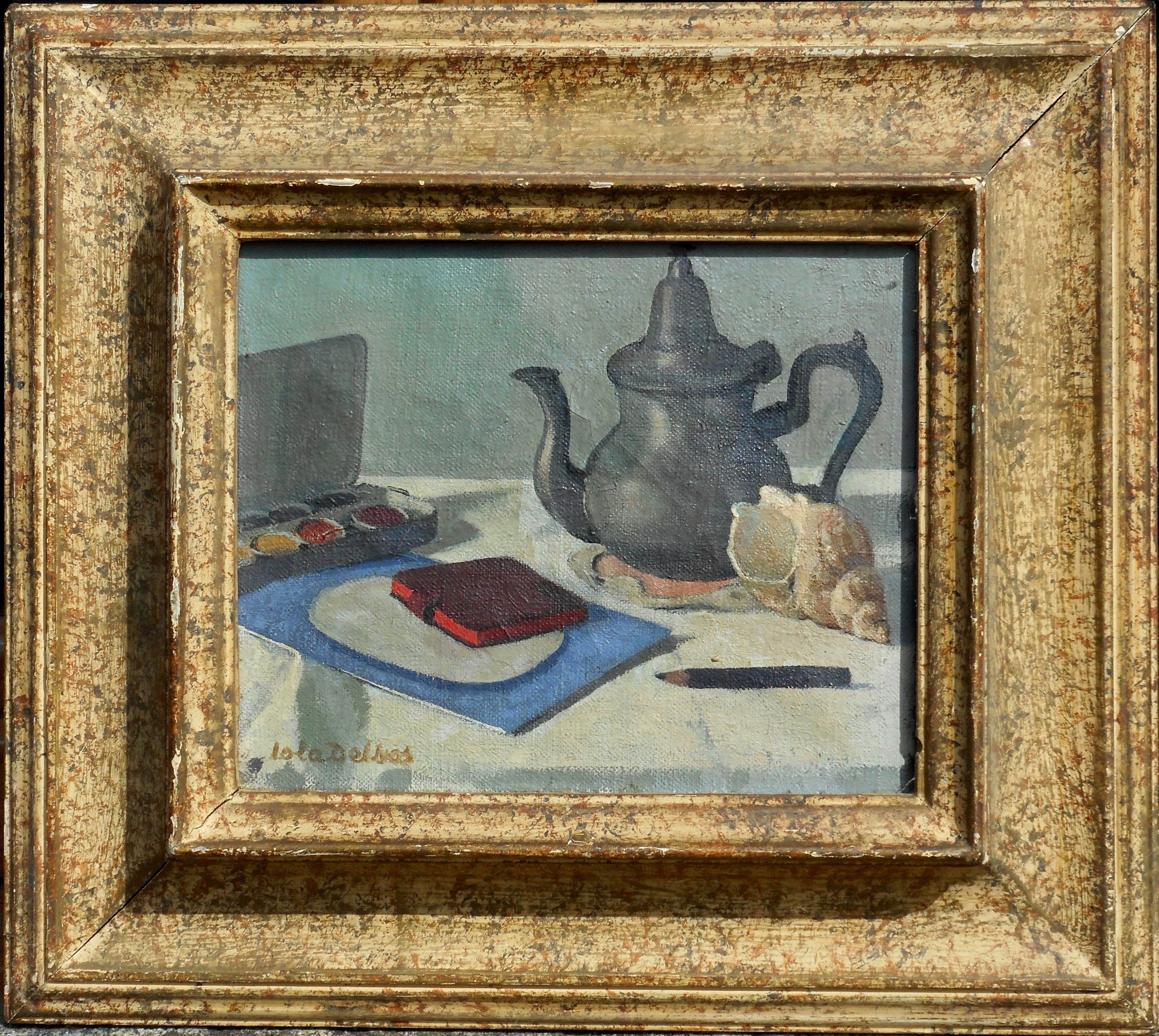 LOLA DELBOS hst 22 x 27 cm (41 x 46 cm enc)