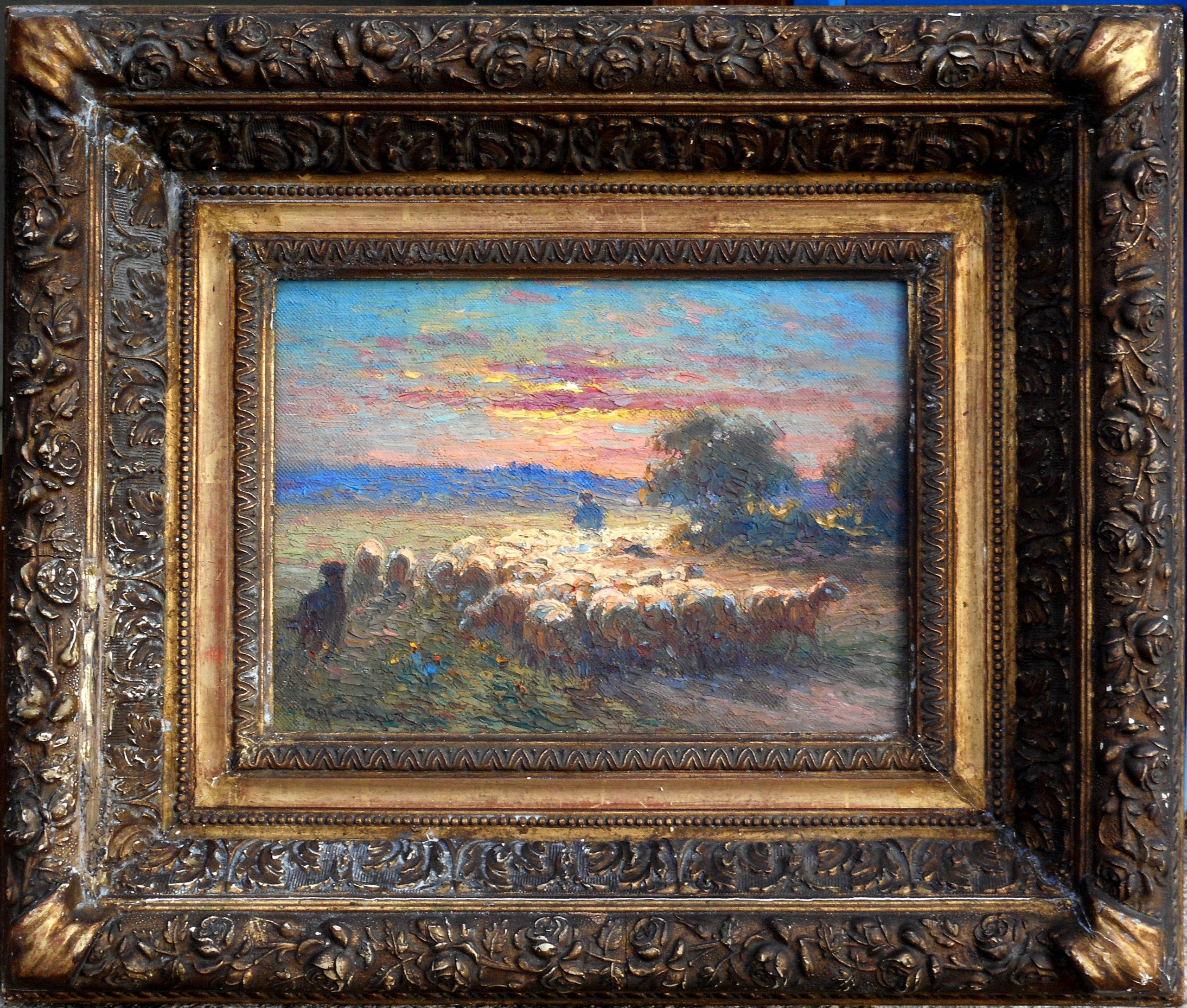 CHARLES CLAIR hsb 17 x 23 cm (32,5 x 38,5 cm enc)