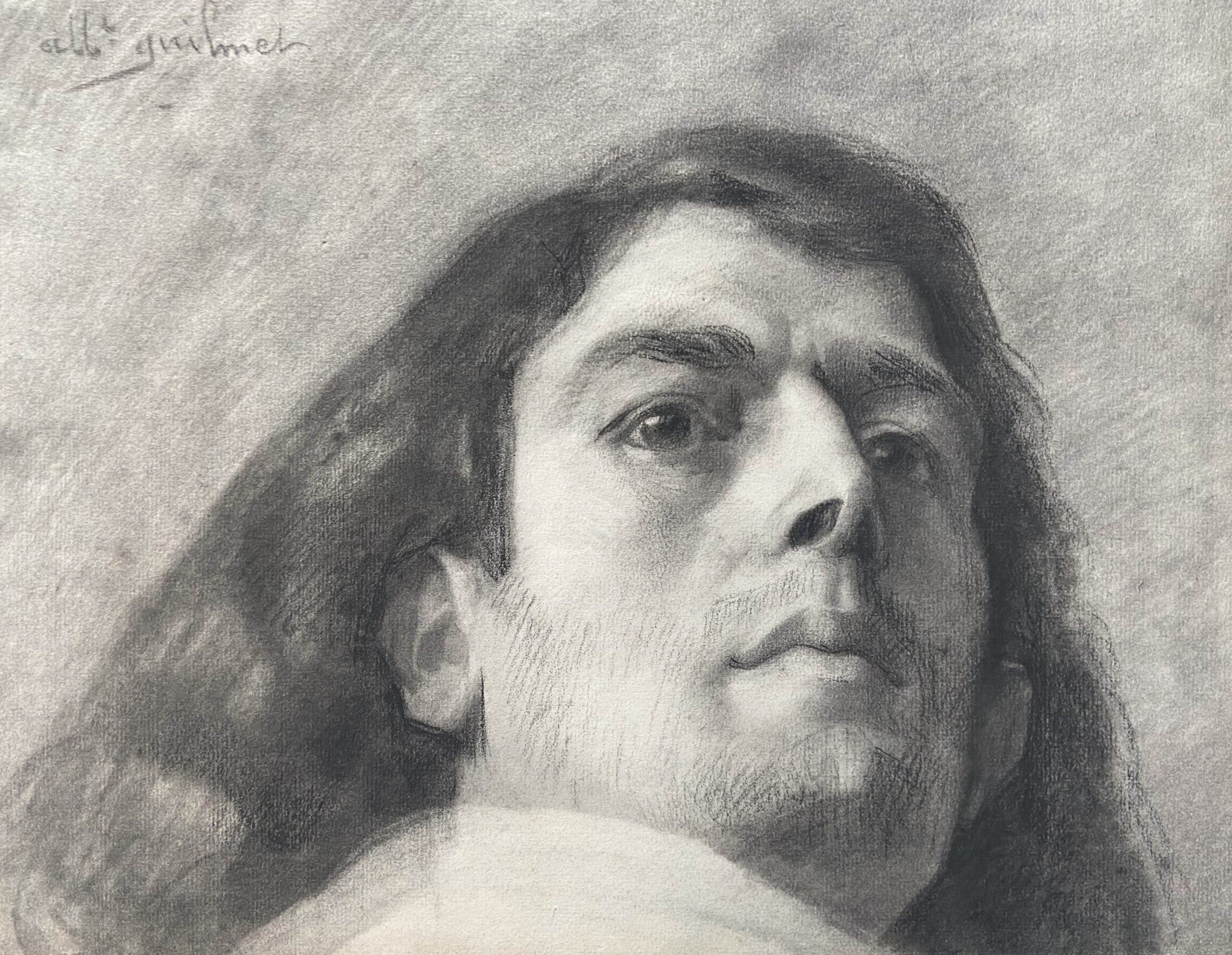 Albert Guilmet Portrait d'homme da Sott'in su 1