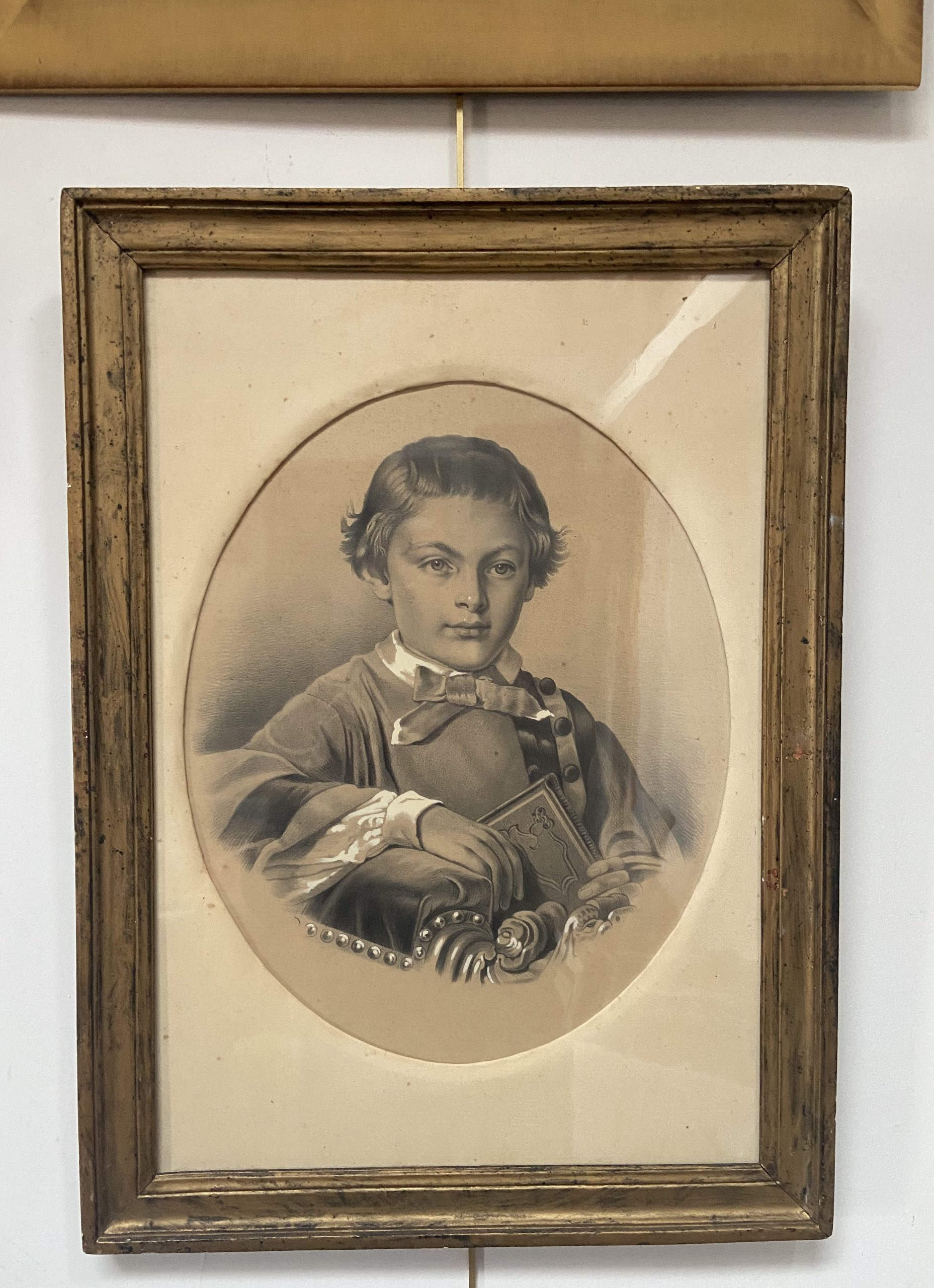 Ecole française vers 1880 Portrait d'enfant 8