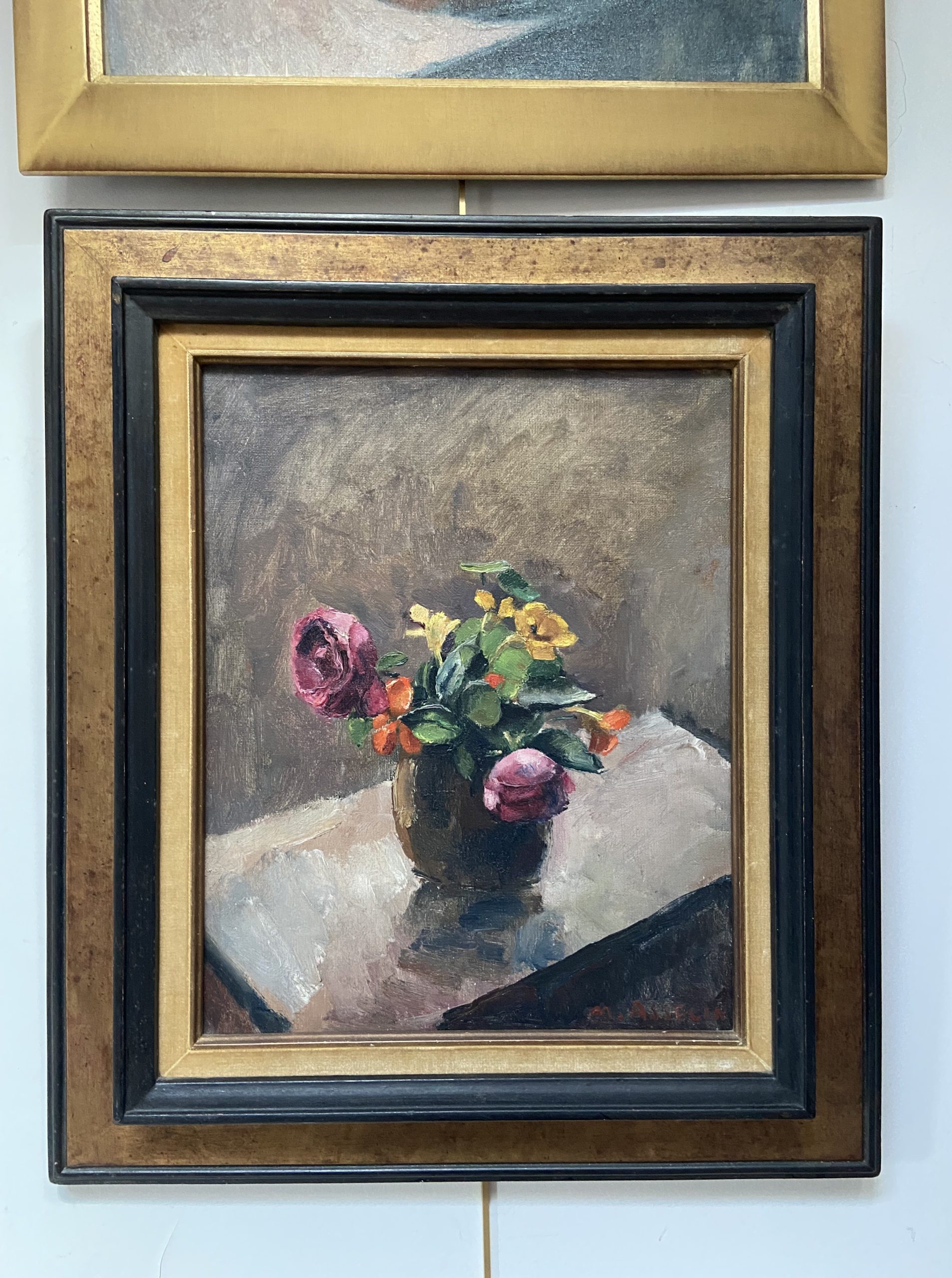 Asselin Bouquet de roses et capucines 6