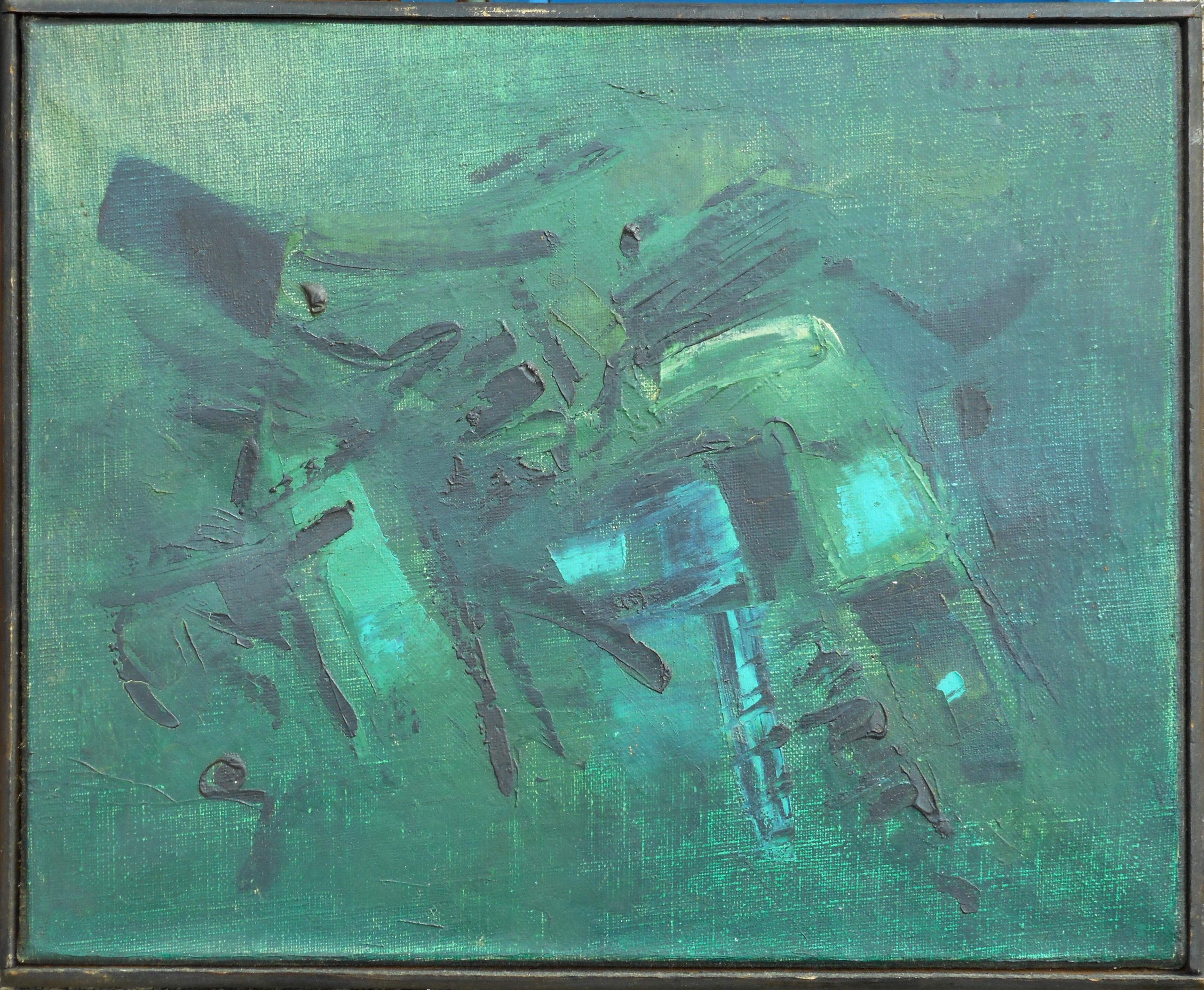 BOCIAN -hst 22 x 27 cm - 1955