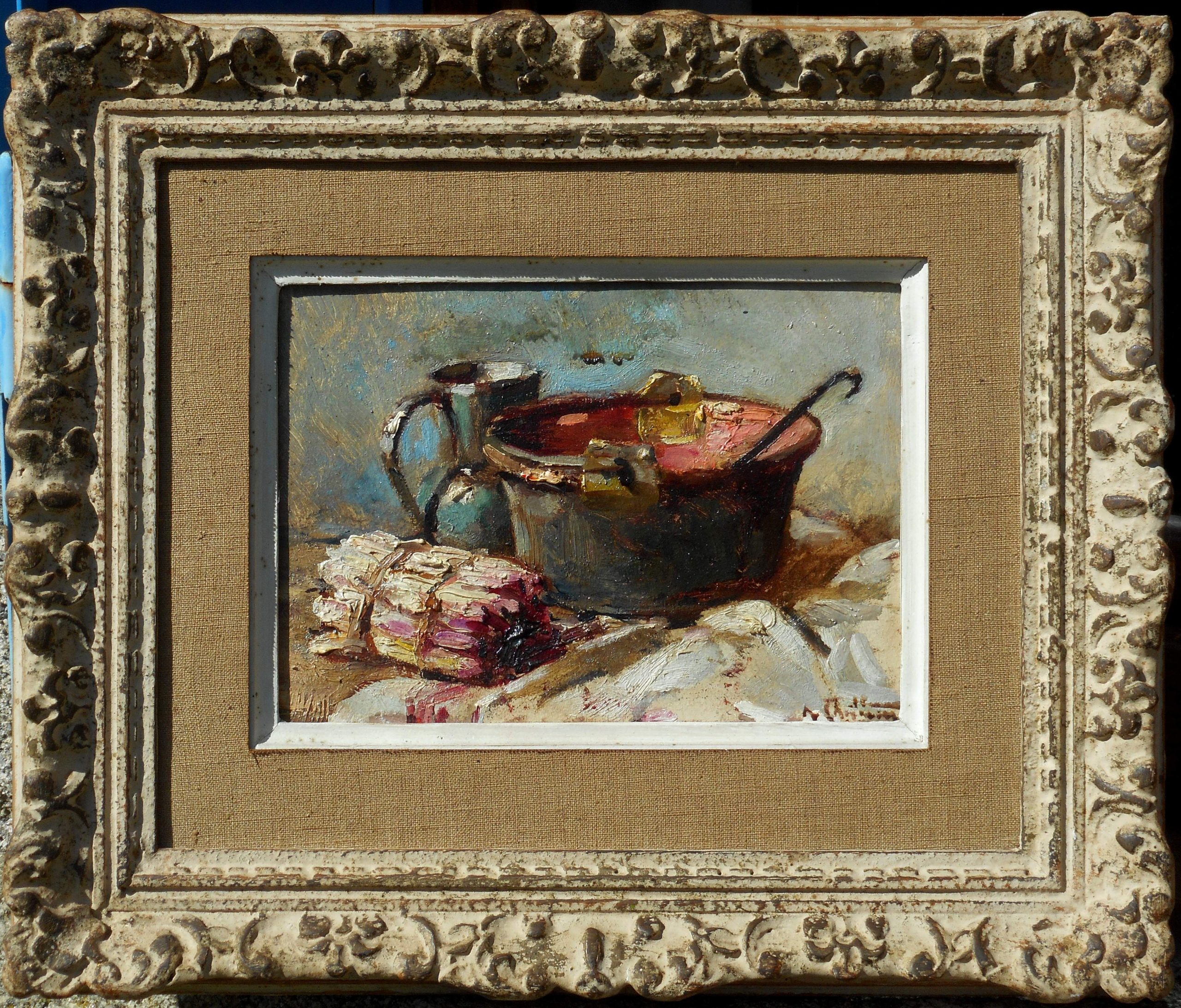 René Louis Chrétien hsc 16 x 21,5 cm ( 33 x 39 cm enc)