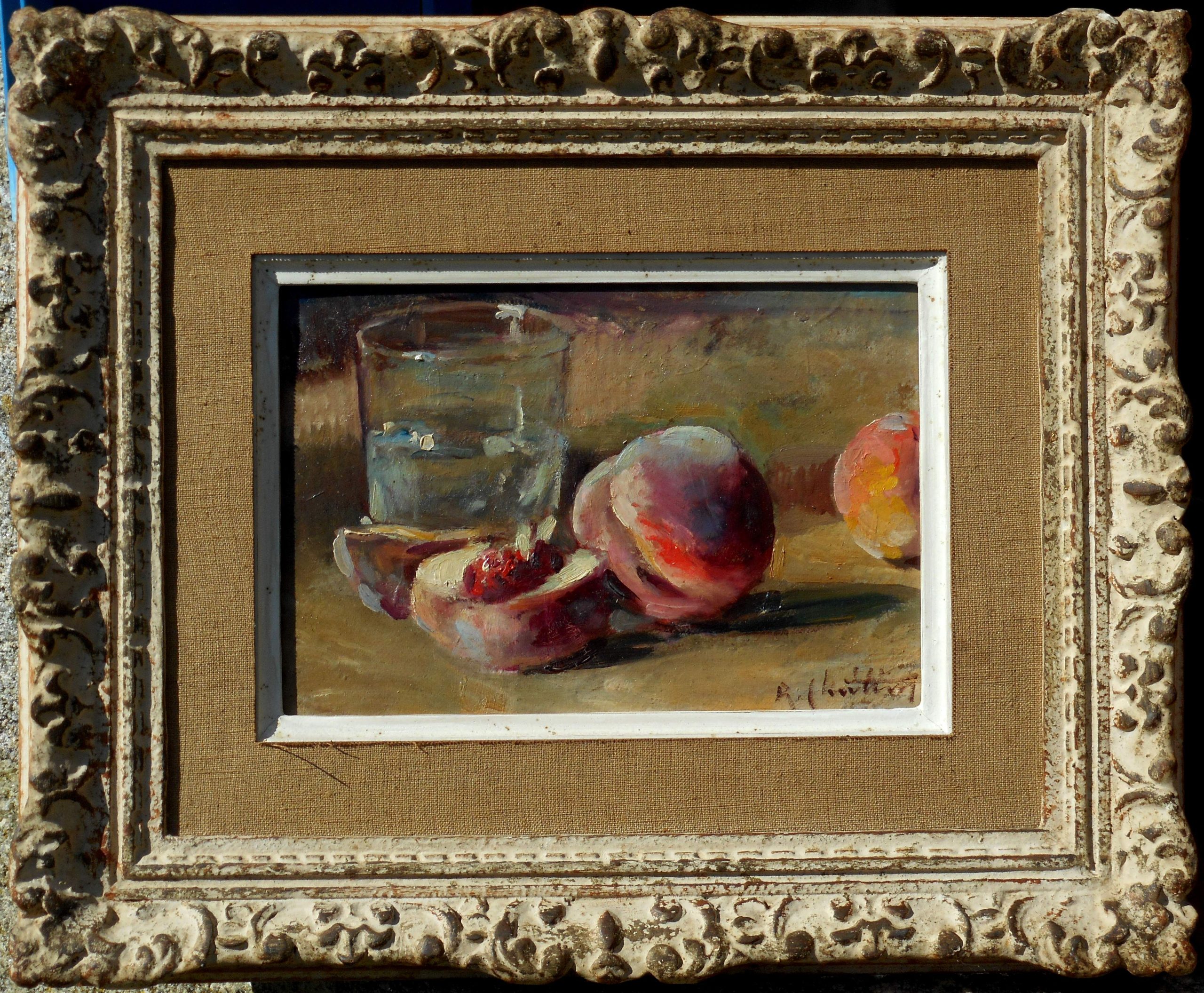 René Louis Chrétien hsc 16 x 23,5 cm ( 33 x 40 cm enc)